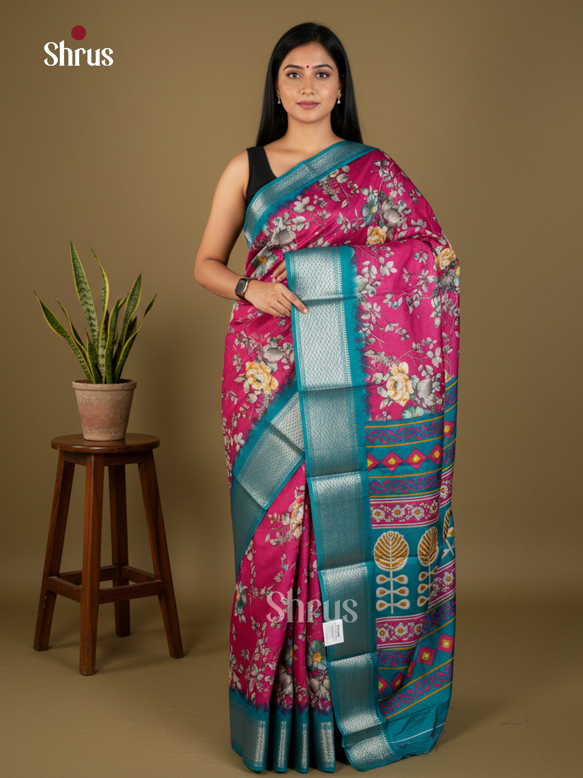 EBS14089 - Semi Crepe - Saree - Shop on Shrus.com