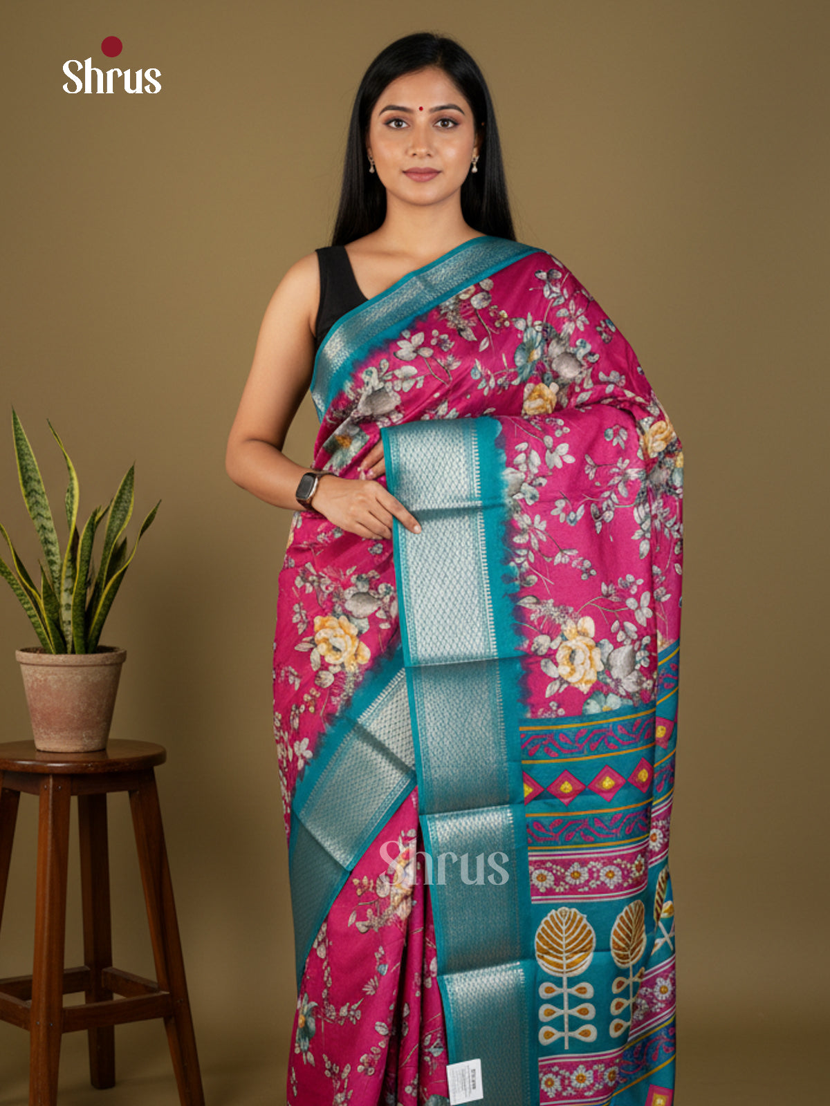 EBS14089 - Semi Crepe - Saree - Shop on Shrus.com