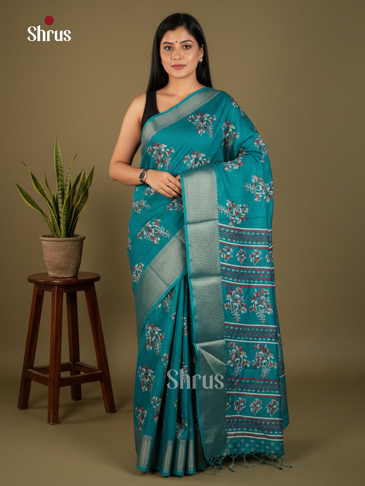 EBS14147 - Semi Crepe - Saree - Shop on Shrus.com