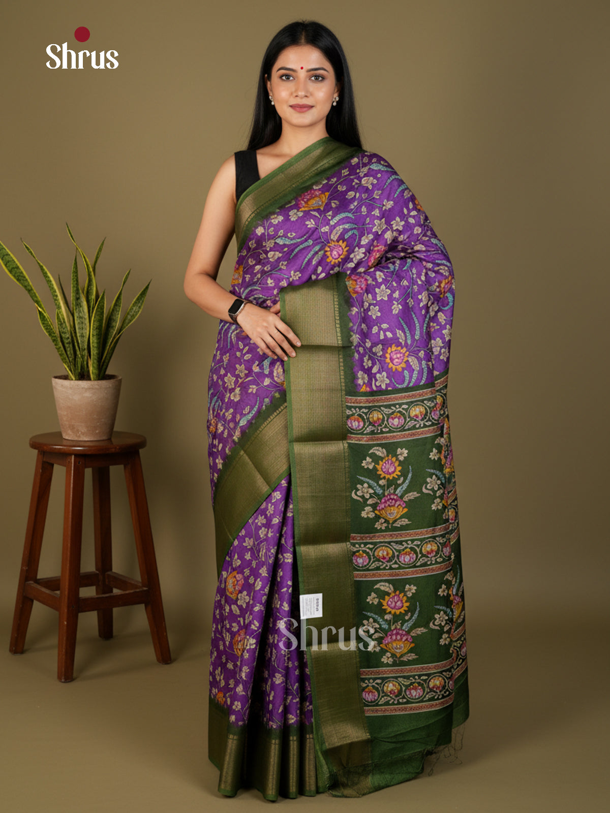EBS14165 - Semi Crepe - Saree - Shop on Shrus.com