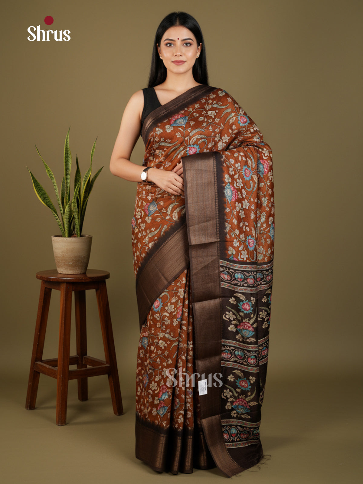 EBS14166 - Semi Crepe - Saree - Shop on Shrus.com