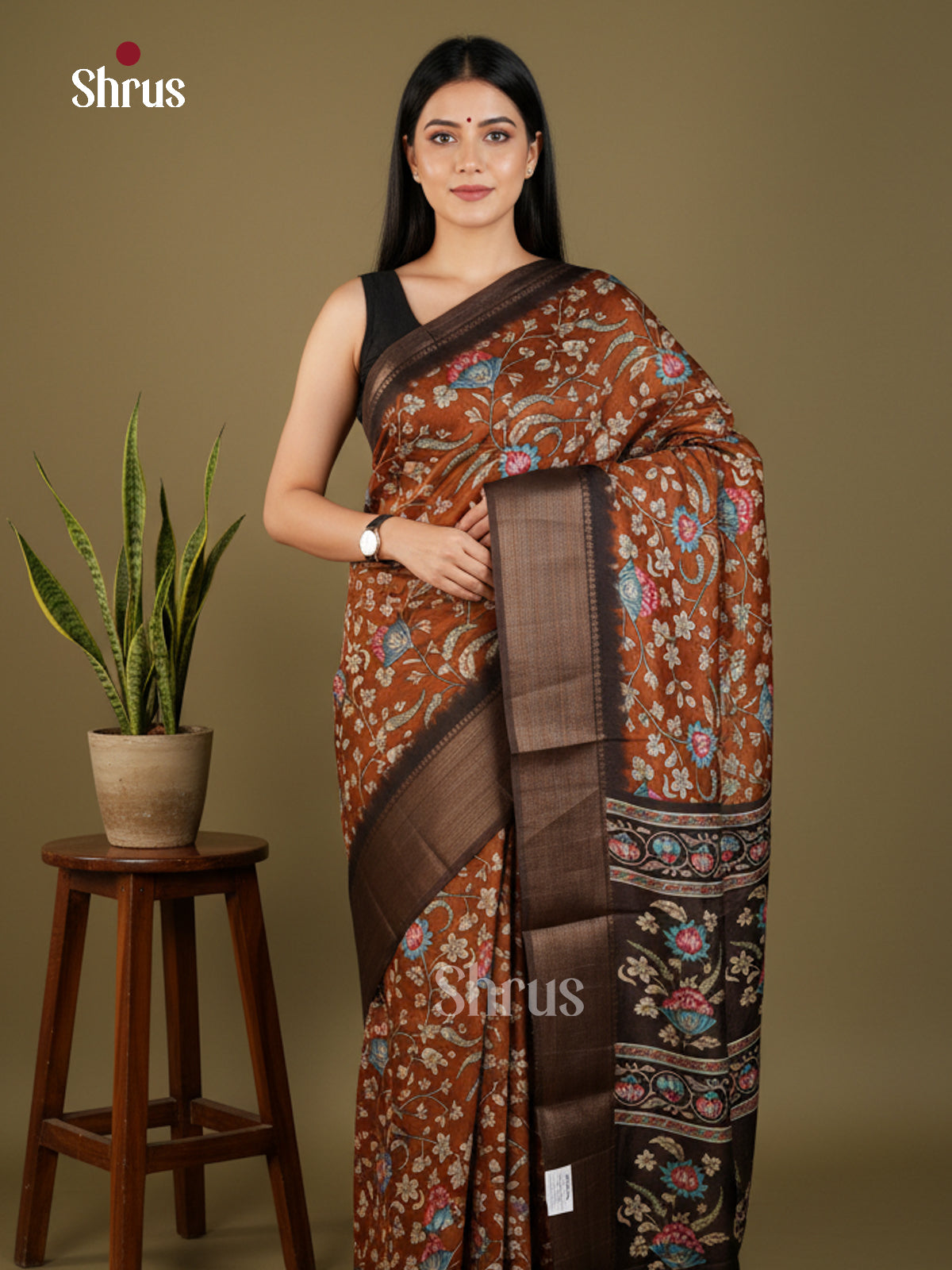 EBS14166 - Semi Crepe - Saree - Shop on Shrus.com
