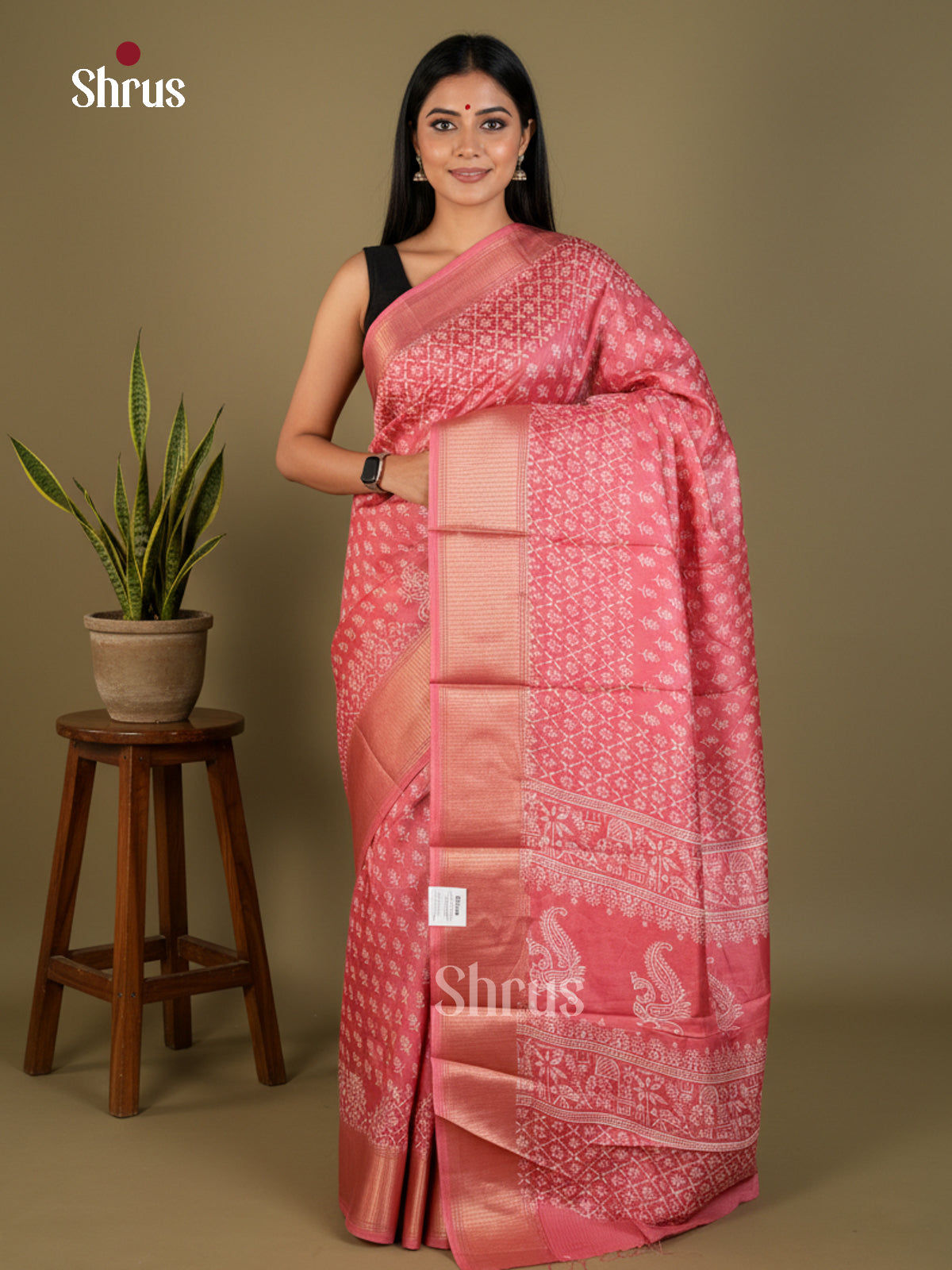 EBS14174 - Semi Crepe - Saree - Shop on Shrus.com