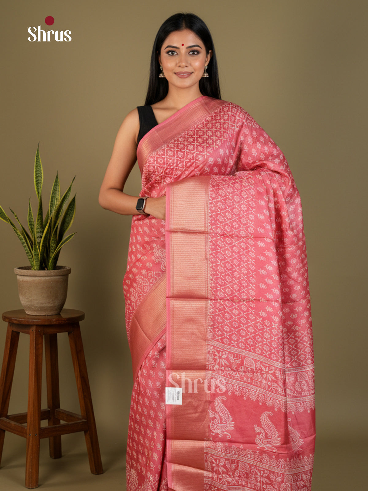 EBS14174 - Semi Crepe - Saree - Shop on Shrus.com