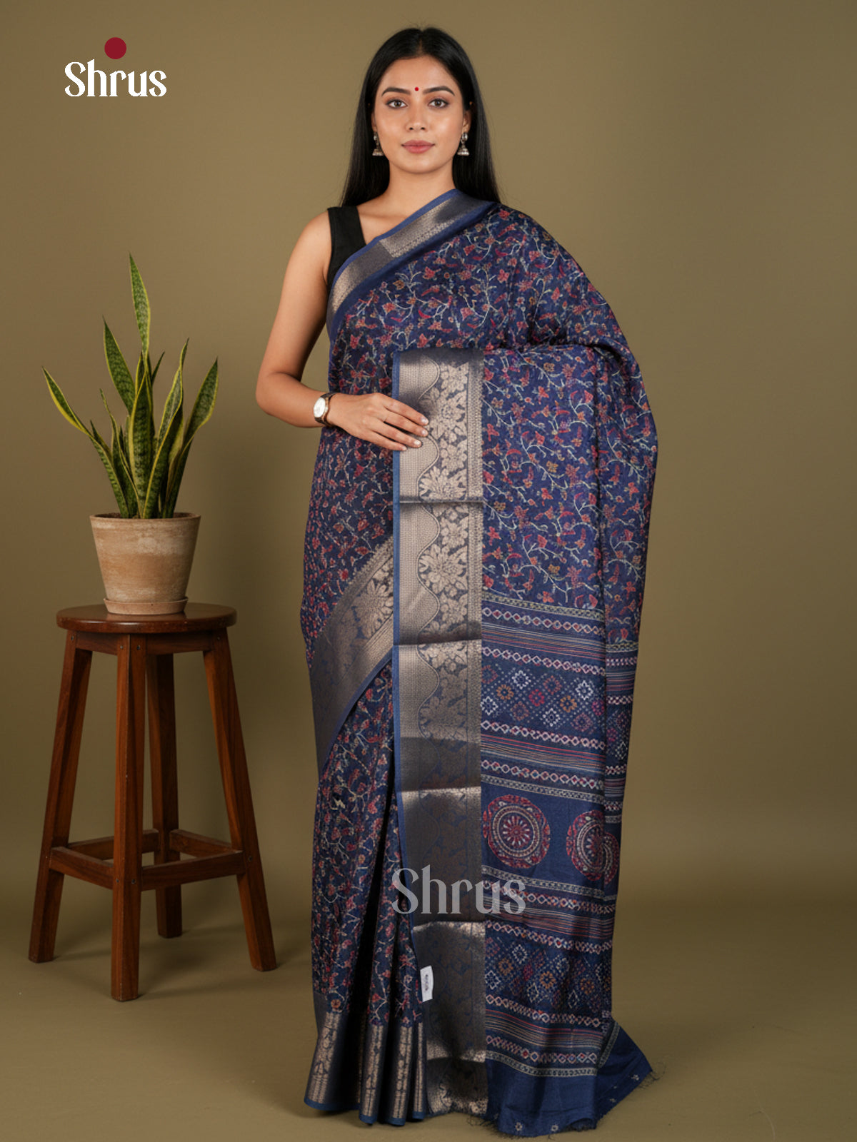 EBS14178 - Semi Crepe - Saree - Shop on Shrus.com