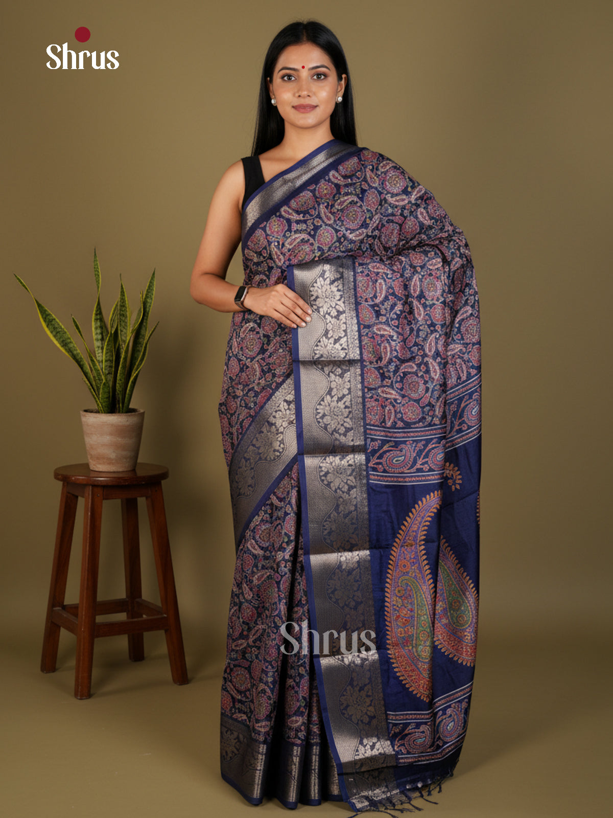 EBS14180 - Semi Crepe - Saree - Shop on Shrus.com