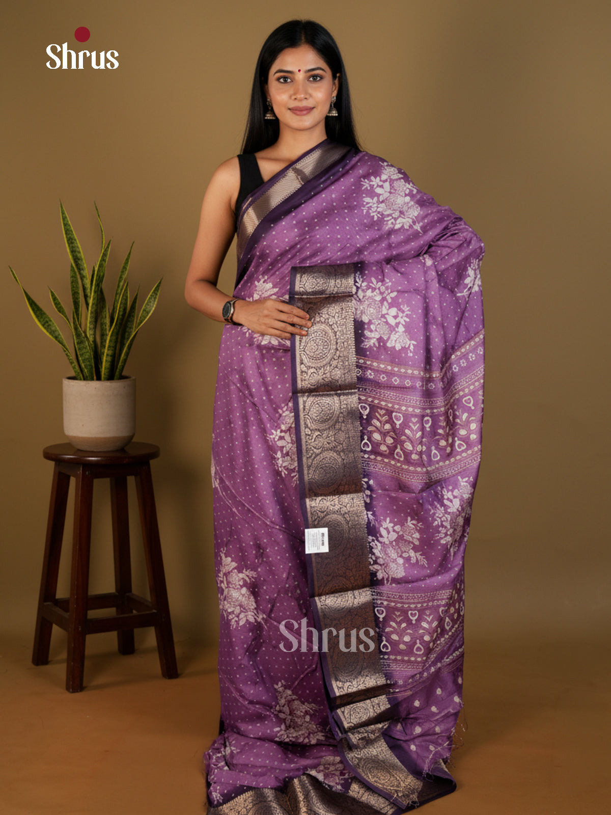 EBS14182 - Semi Crepe - Saree - Shop on Shrus.com