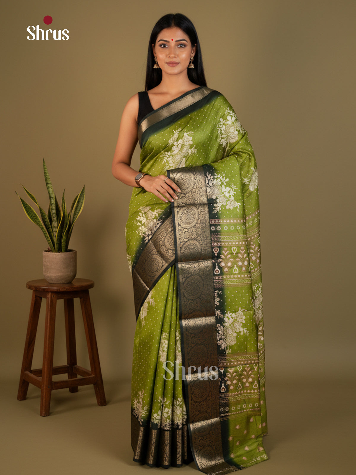 EBS14184 - Semi Crepe - Saree - Shop on Shrus.com