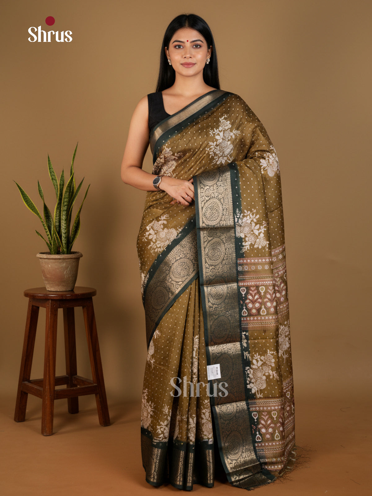 EBS14187 - Semi Crepe - Saree - Shop on Shrus.com
