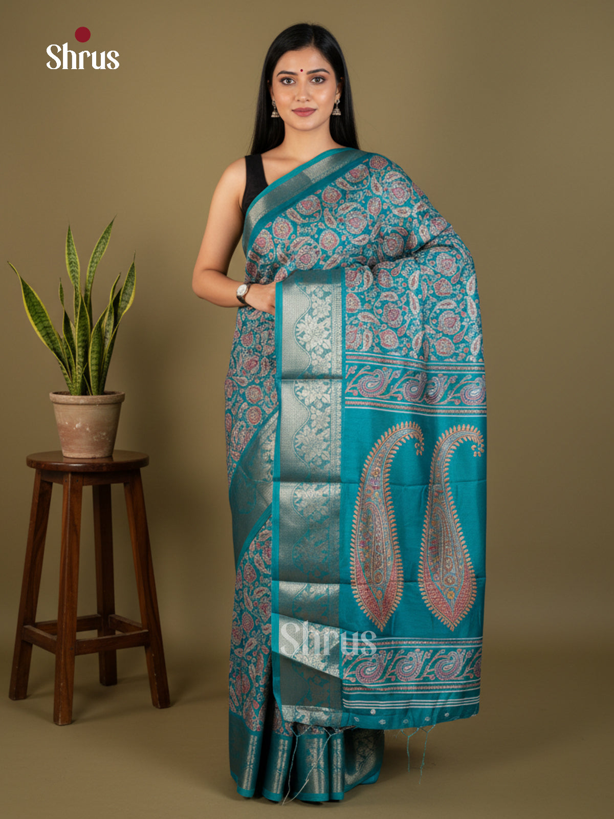 EBS14189 - Semi Crepe - Saree - Shop on Shrus.com