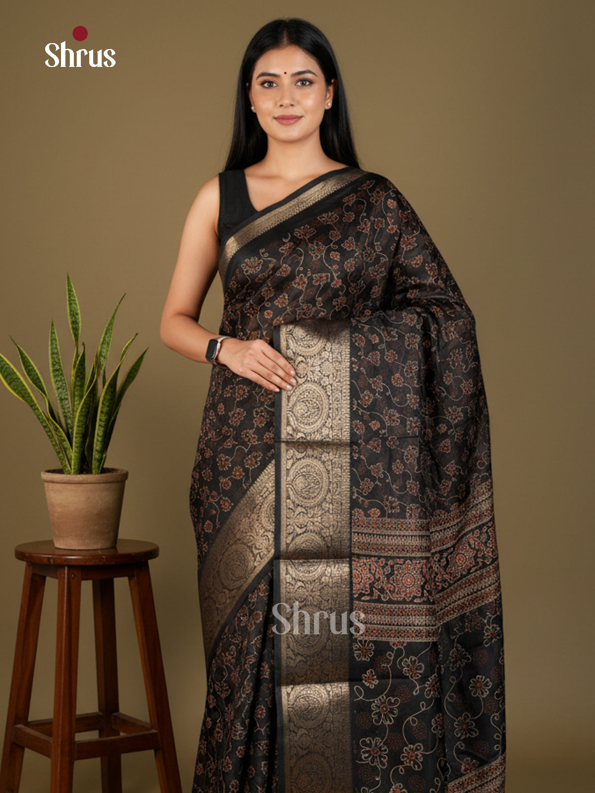 EBS14191 - Semi Crepe - Saree - Shop on Shrus.com