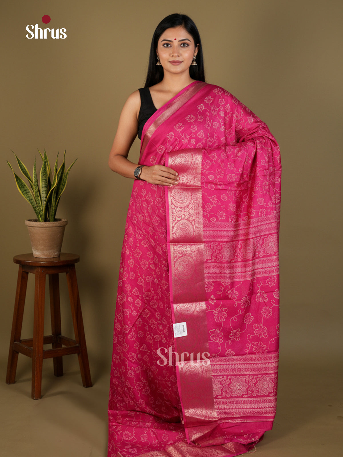 EBS14192 - Semi Crepe - Saree - Shop on Shrus.com