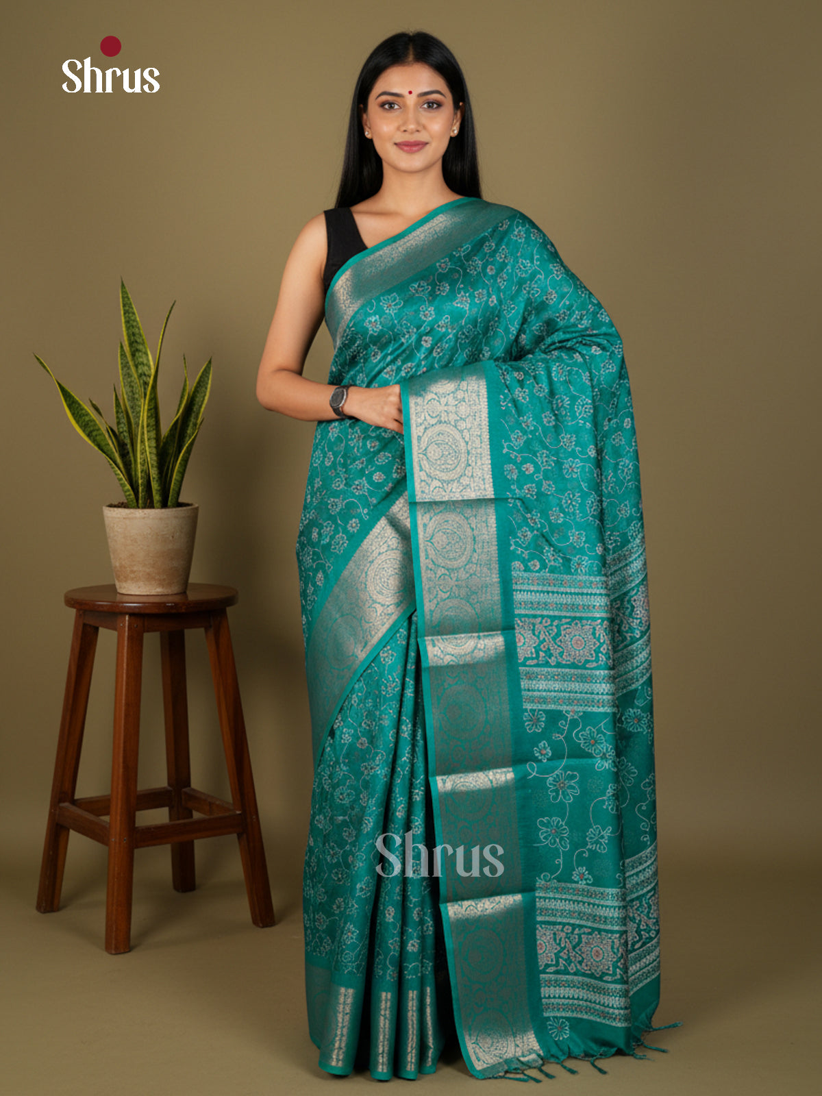 EBS14195 - Semi Crepe - Saree - Shop on Shrus.com