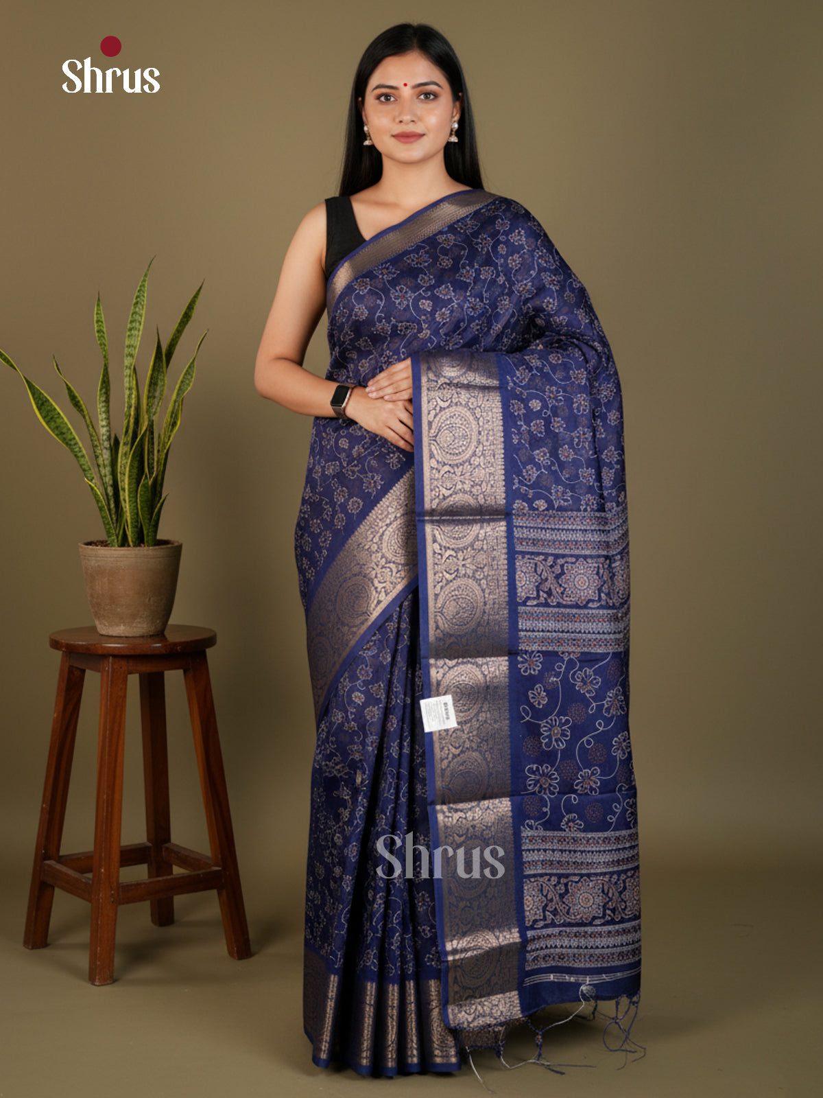 EBS14196 - Semi Crepe - Saree - Shop on Shrus.com