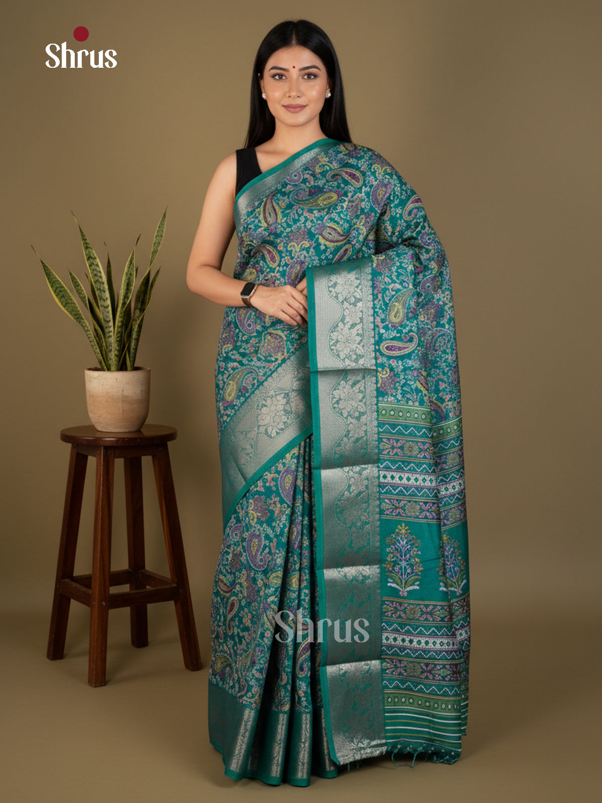 EBS14199 - Semi Crepe - Saree - Shop on Shrus.com
