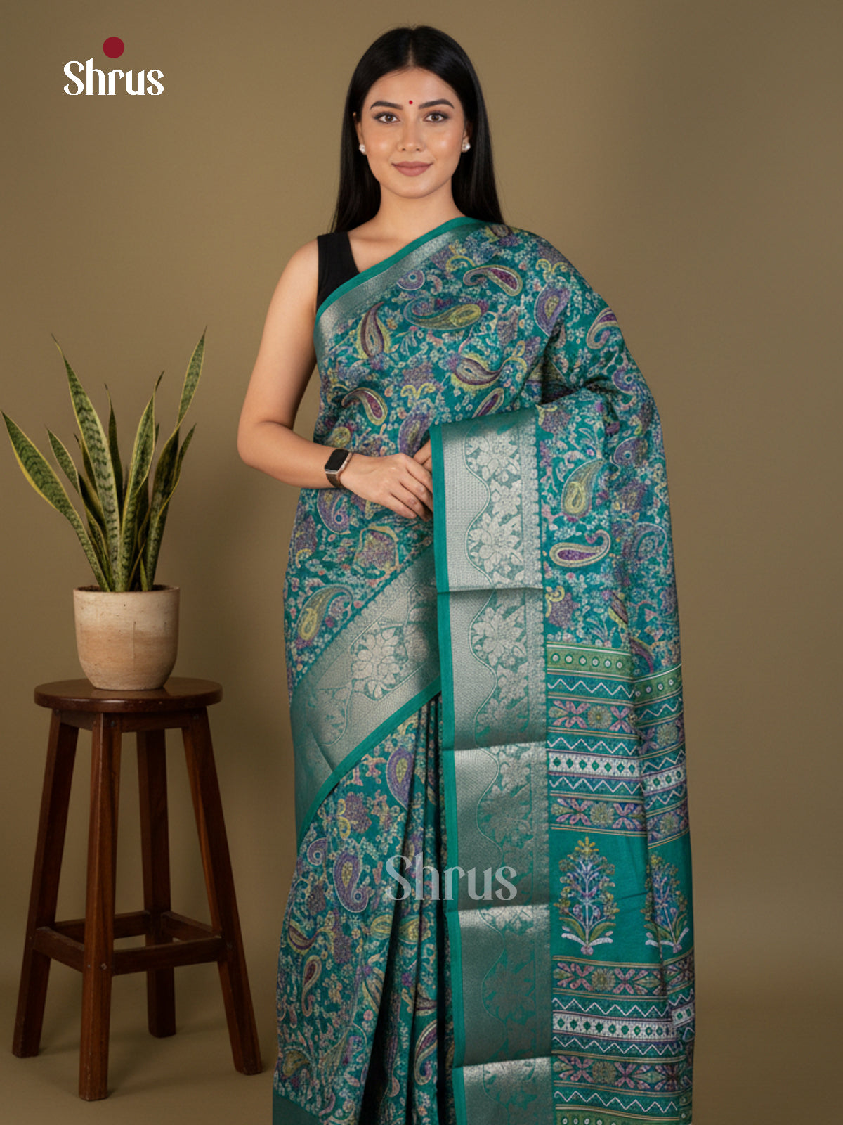 EBS14199 - Semi Crepe - Saree - Shop on Shrus.com