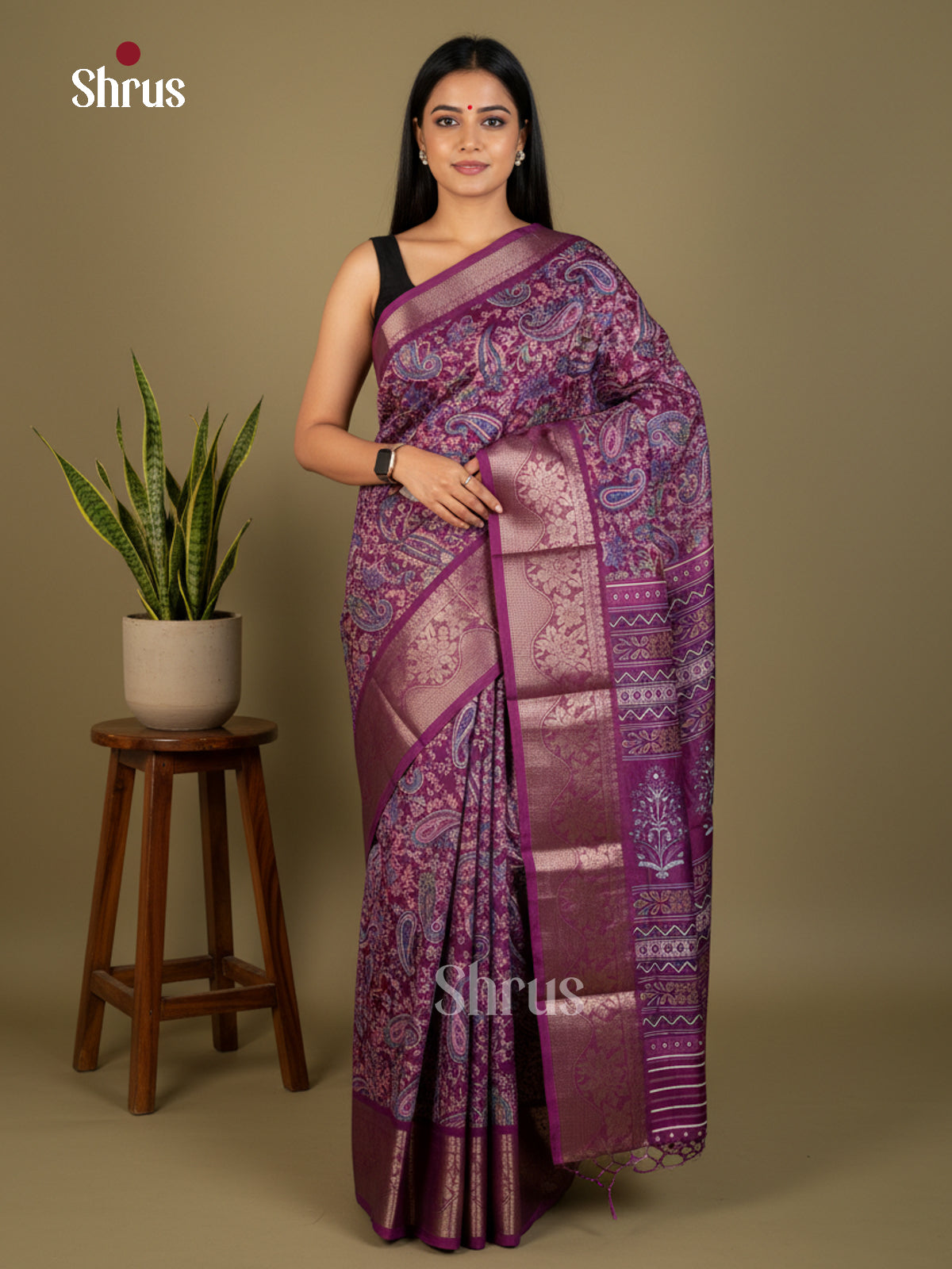 EBS14202 - Semi Crepe - Saree - Shop on Shrus.com