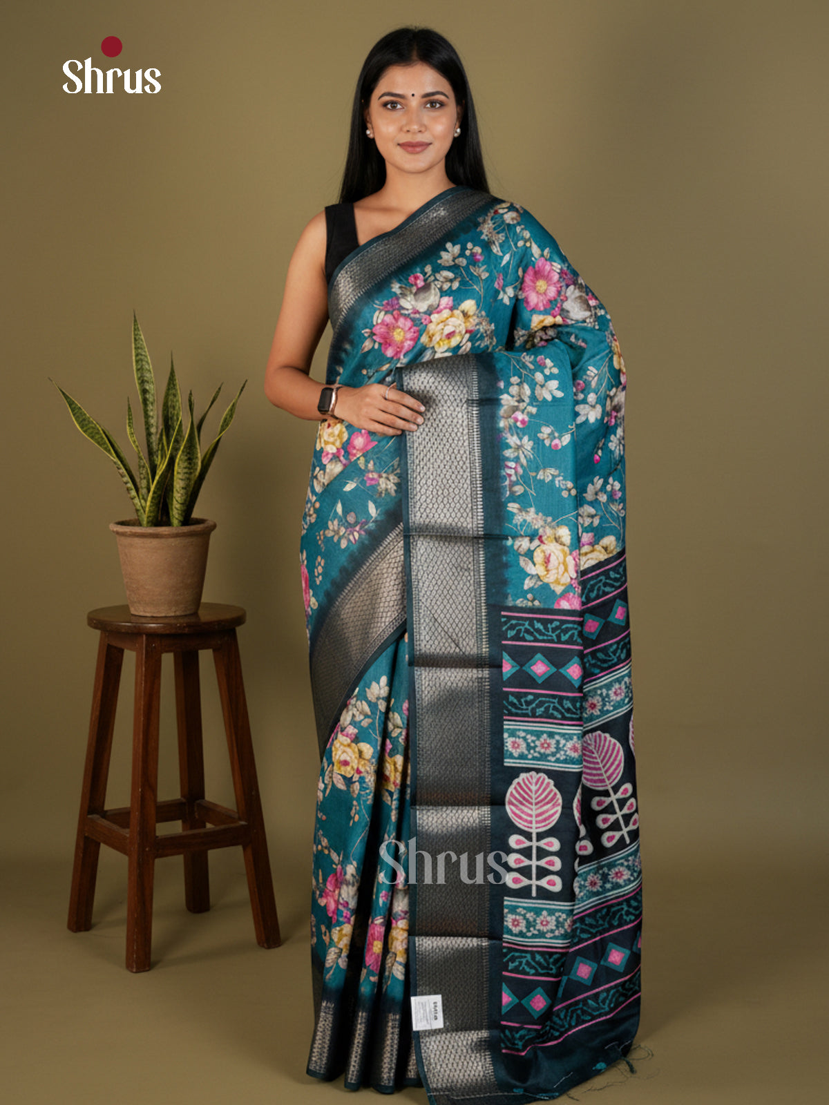 EBS14241 - Semi Crepe - Saree - Shop on Shrus.com