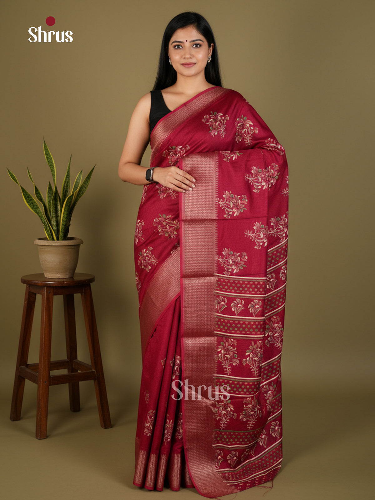 EBS14246 - Semi Crepe - Saree - Shop on Shrus.com