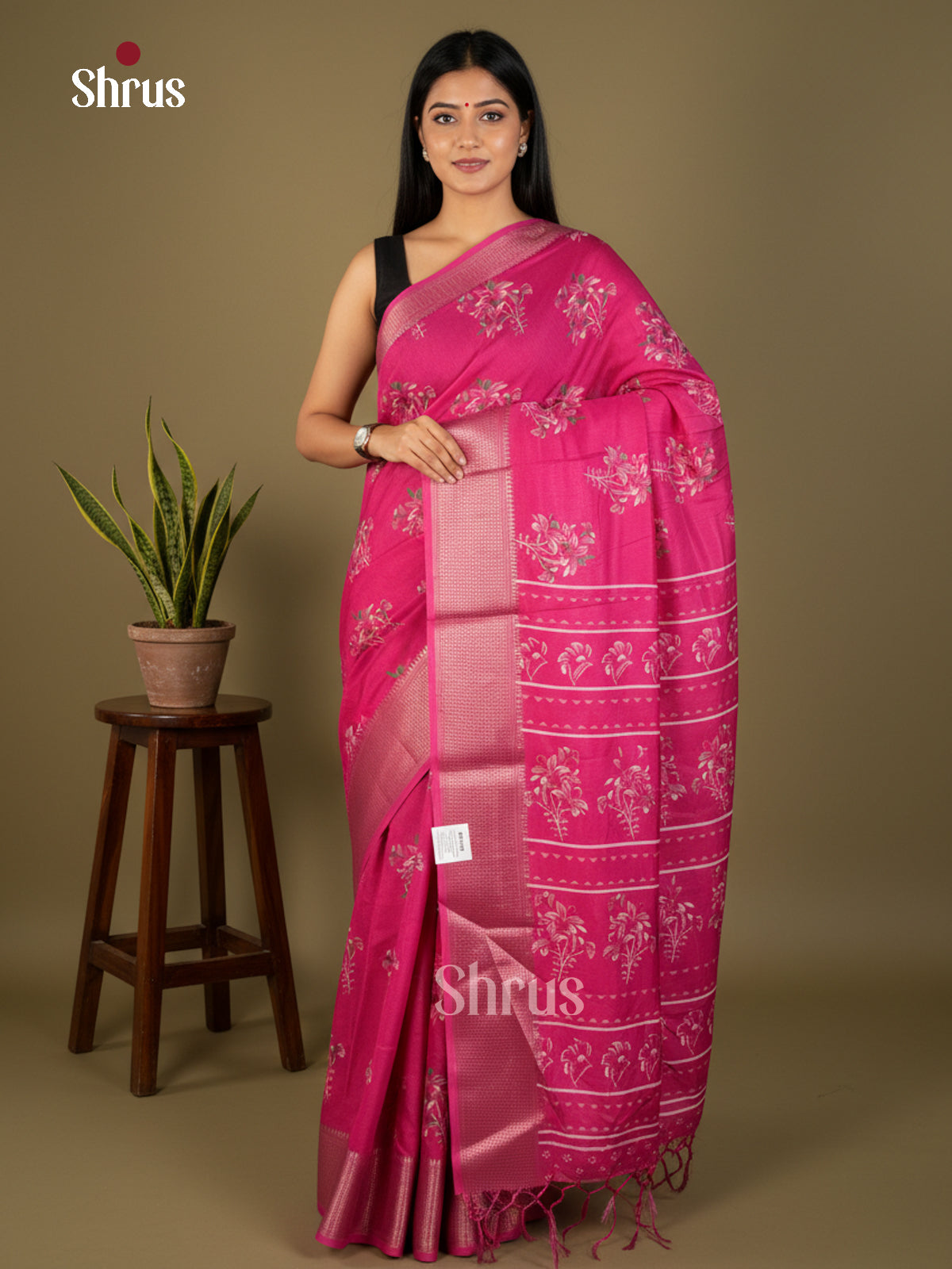 EBS14248 - Semi Crepe - Saree - Shop on Shrus.com