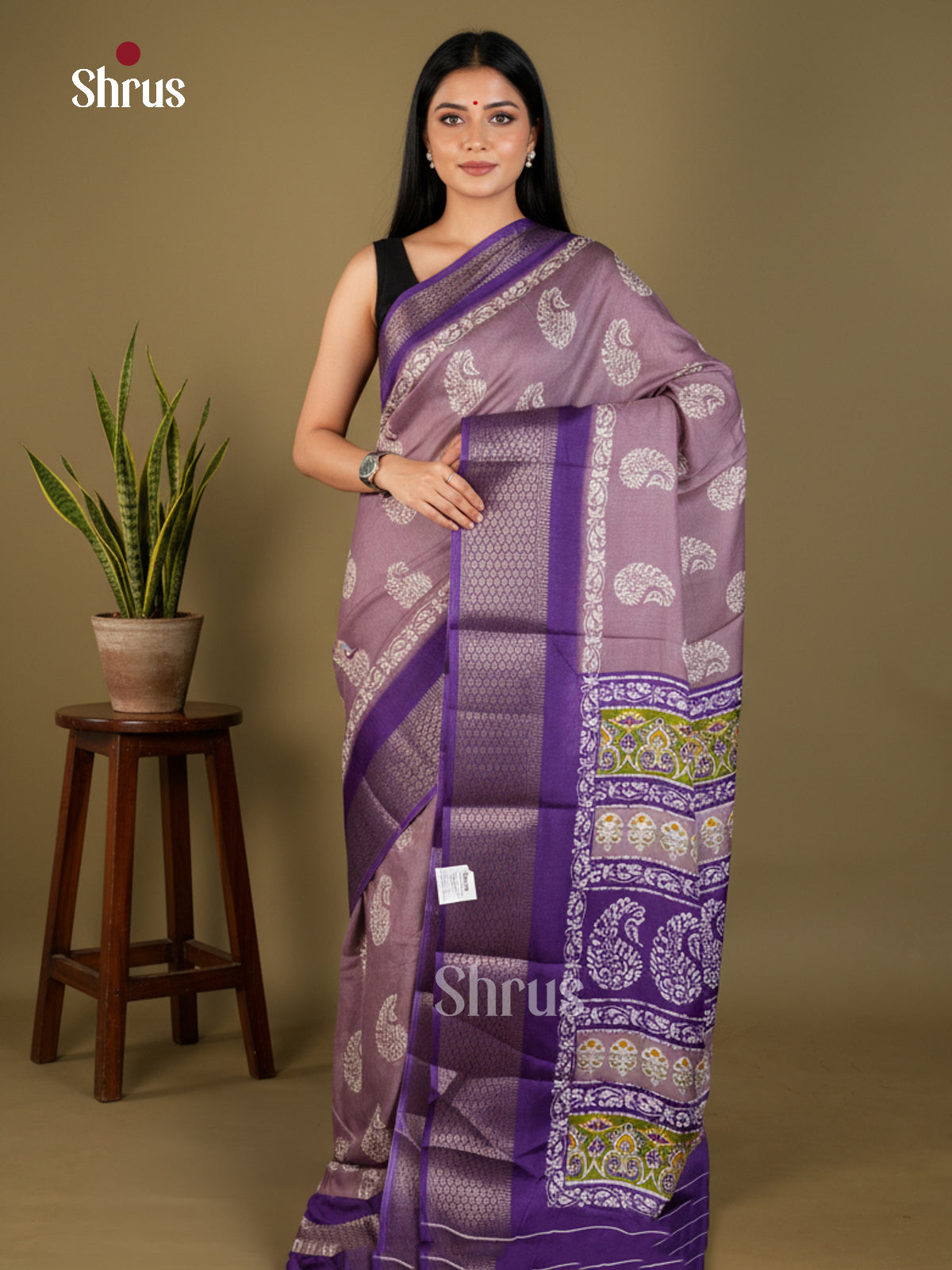 EBS14249 - Semi Crepe - Saree - Shop on Shrus.com