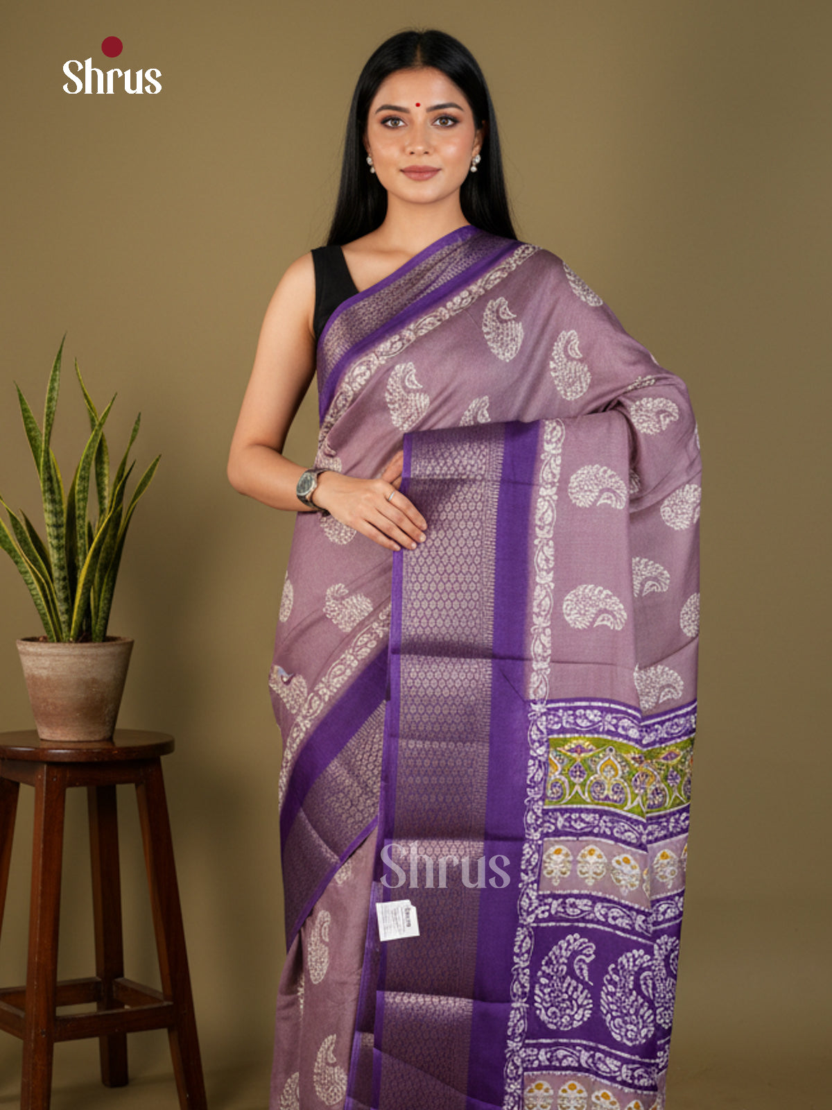 EBS14249 - Semi Crepe - Saree - Shop on Shrus.com