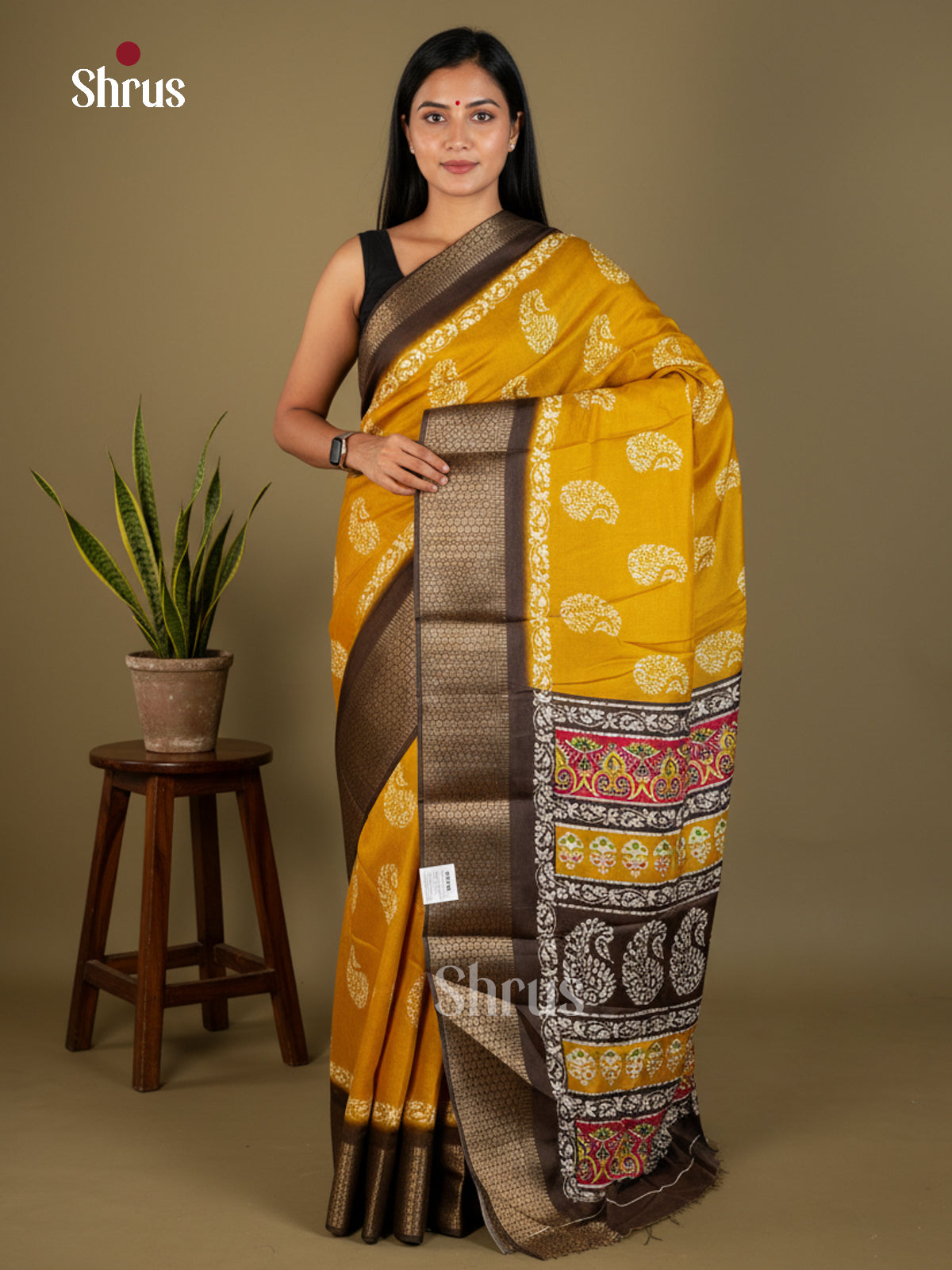 EBS14250 - Semi Crepe - Saree - Shop on Shrus.com