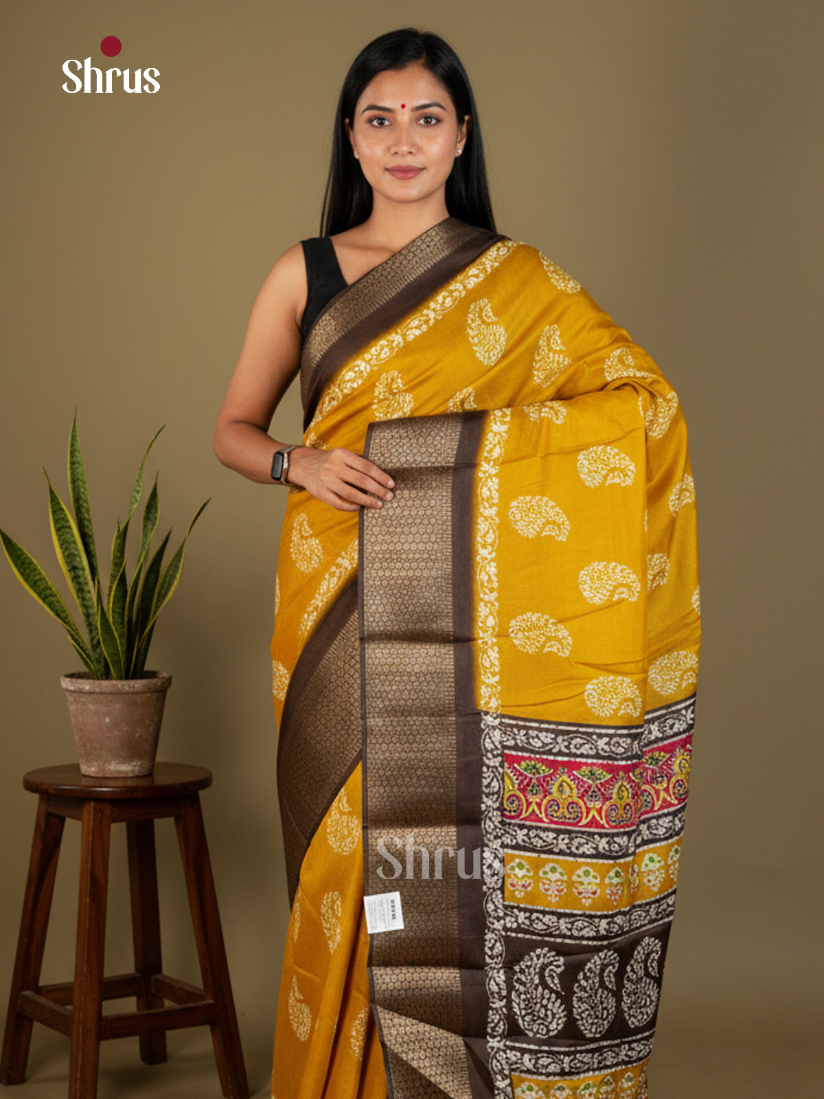 EBS14250 - Semi Crepe - Saree - Shop on Shrus.com