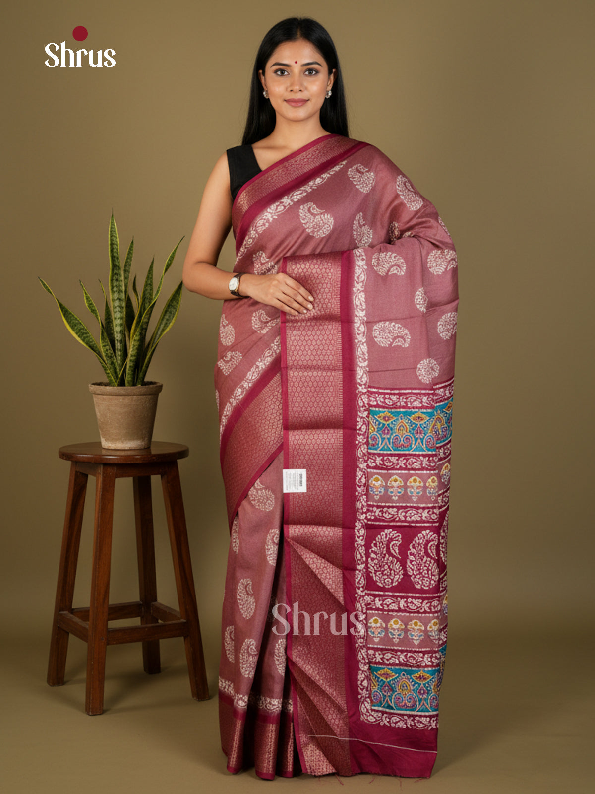 EBS14251 - Semi Crepe - Saree - Shop on Shrus.com