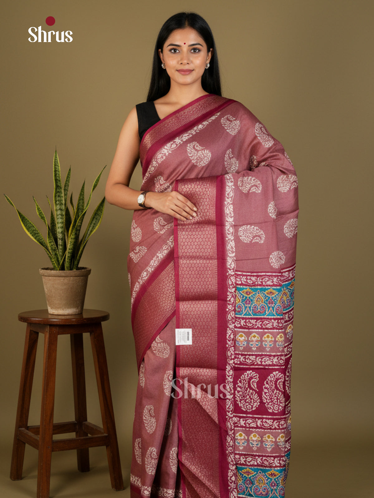EBS14251 - Semi Crepe - Saree - Shop on Shrus.com
