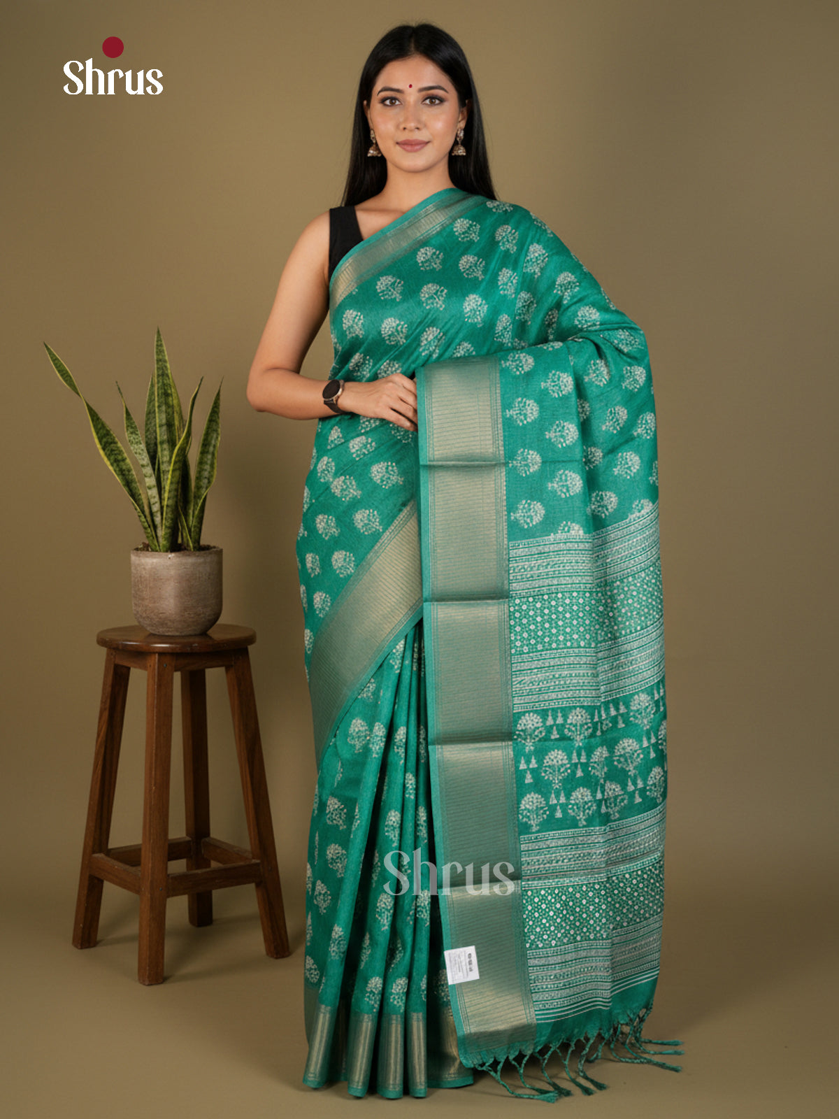 EBS14256 - Semi Crepe - Saree - Shop on Shrus.com
