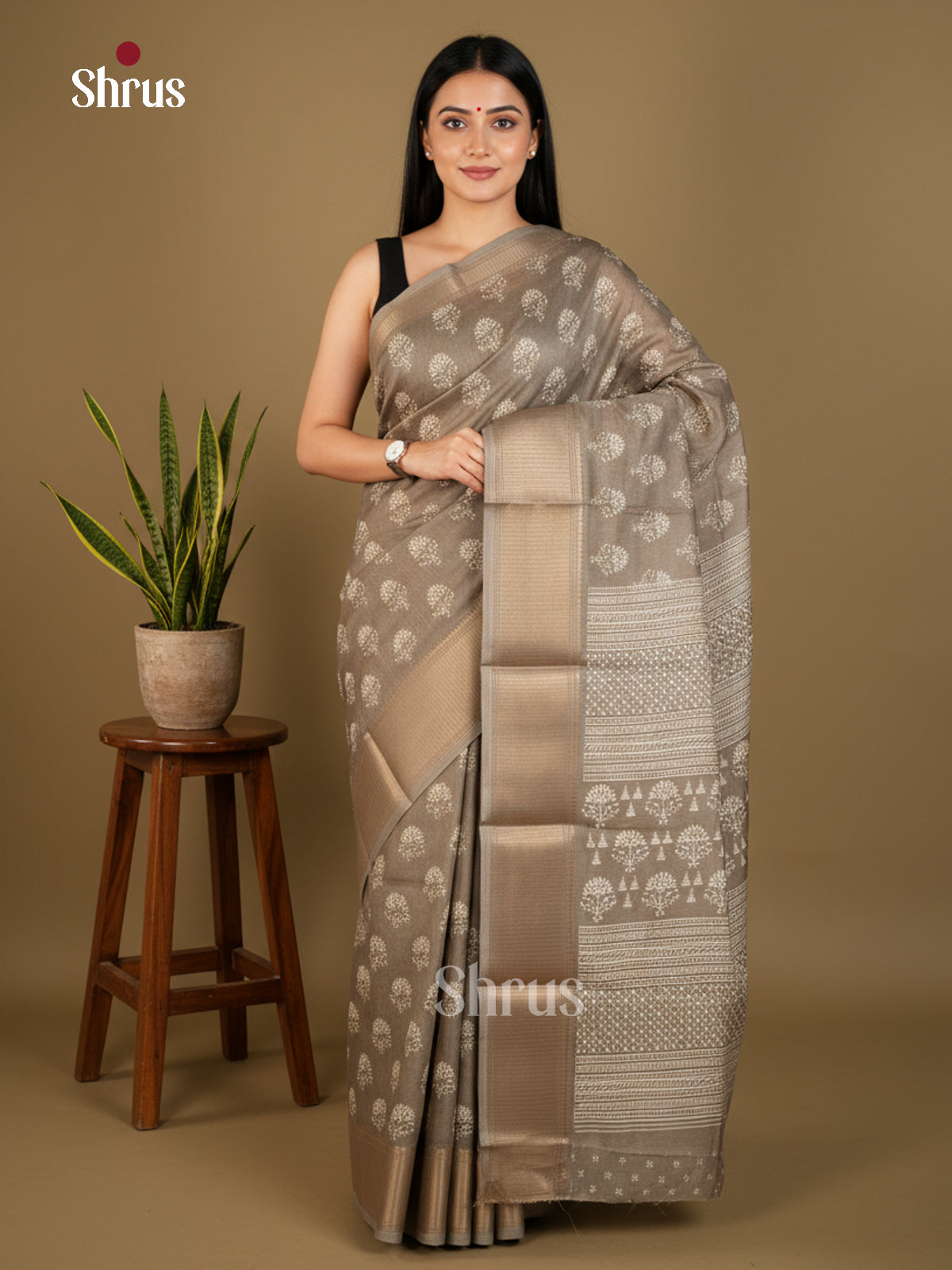 EBS14258 - Semi Crepe - Saree - Shop on Shrus.com