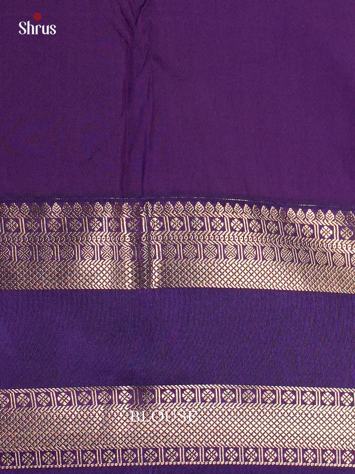 Semi Kanchipuram Saree - EBS16257 - Shop on Shrus.com