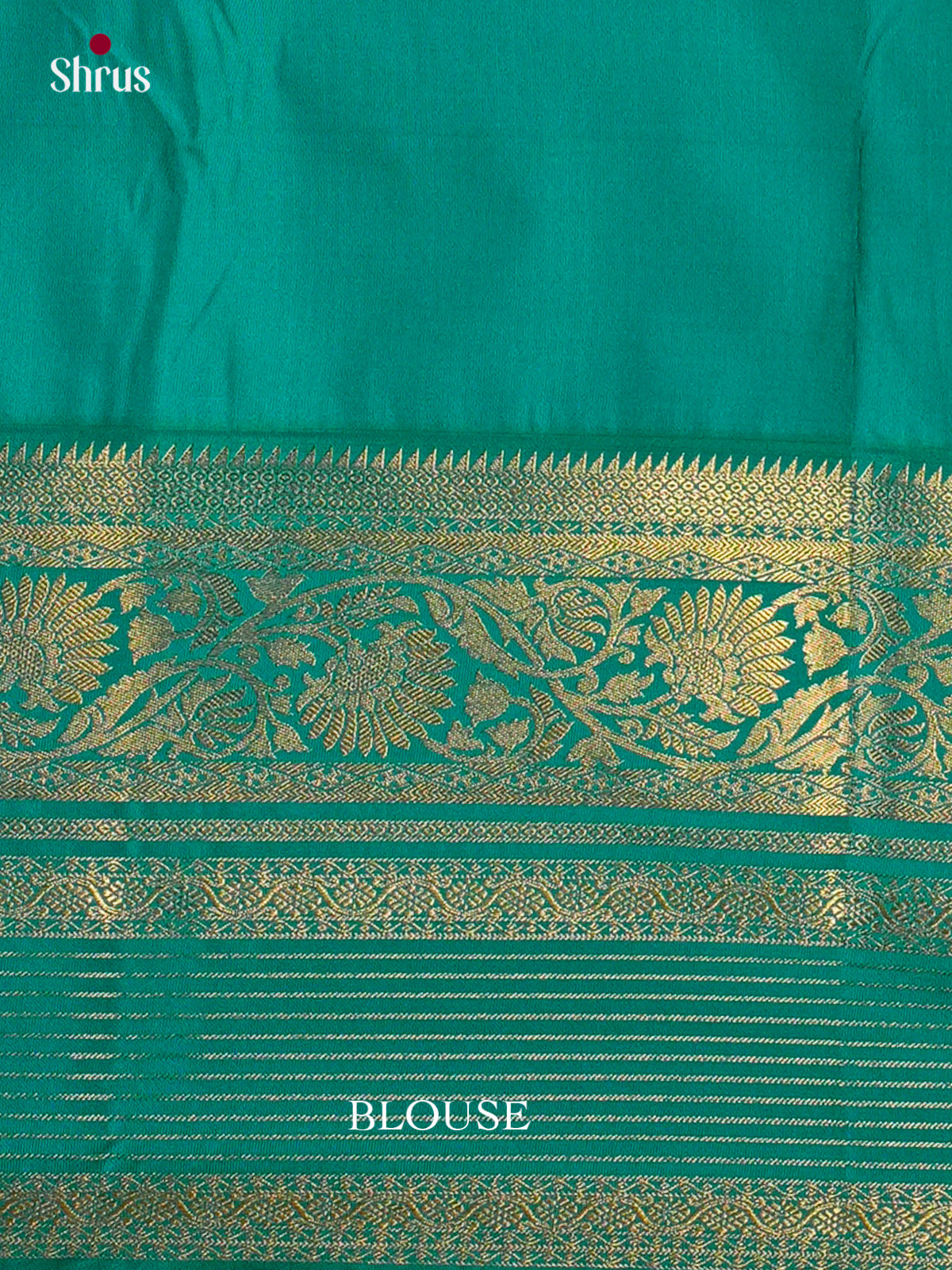 EBS16290 - Semi Kanchipuram Saree - Shop on Shrus.com