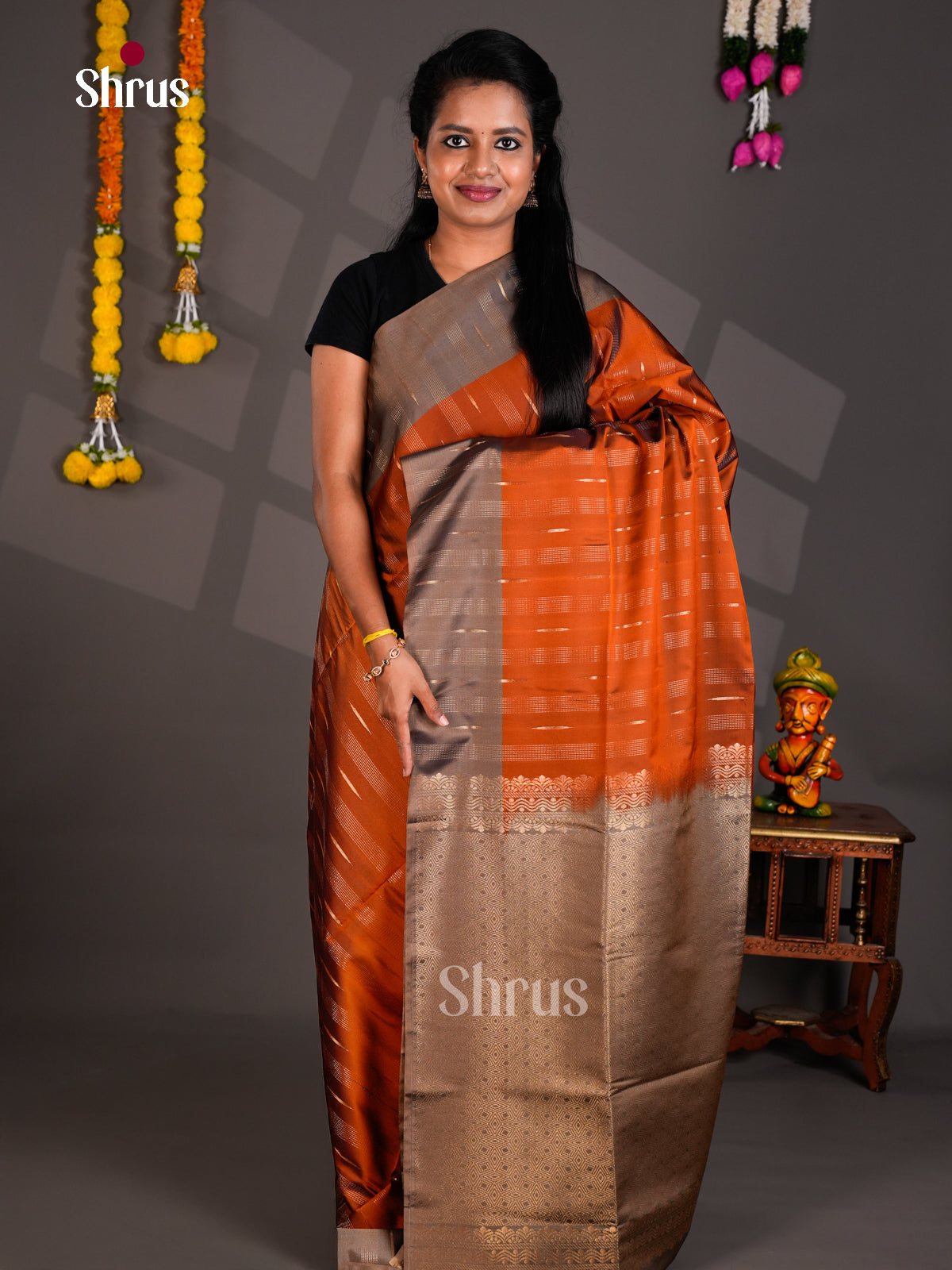 Semi Softsilk Saree - EBS16367 - Shop on Shrus.com