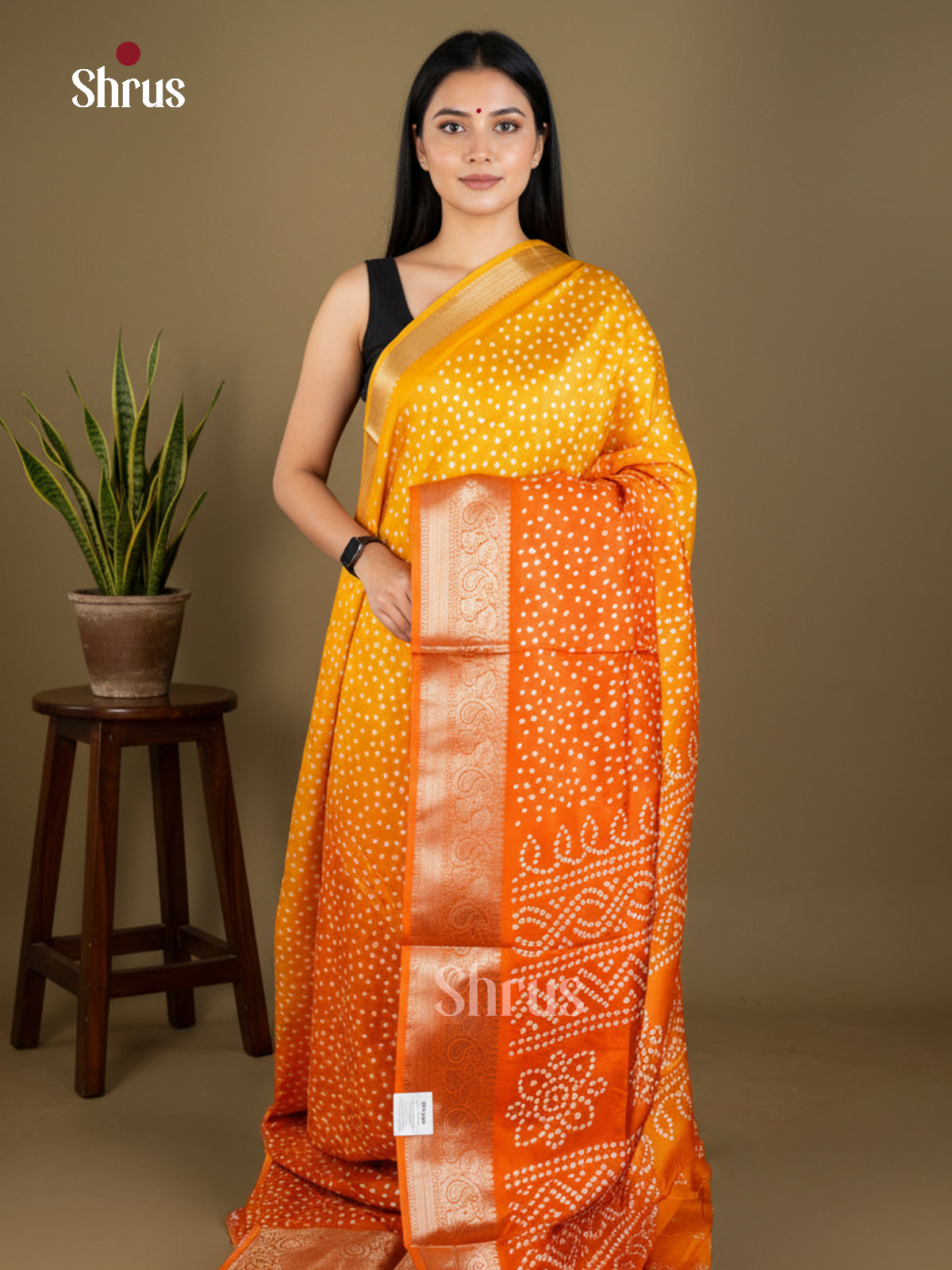 Semi Crepe Saree - EBS16417 - Shop on Shrus.com