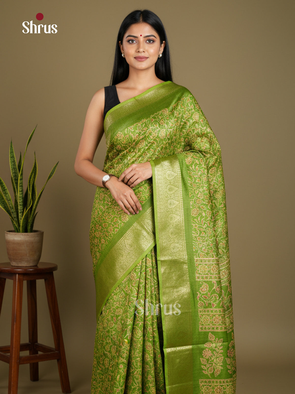 Semi Crepe Saree - EBS16448 - Shop on Shrus.com