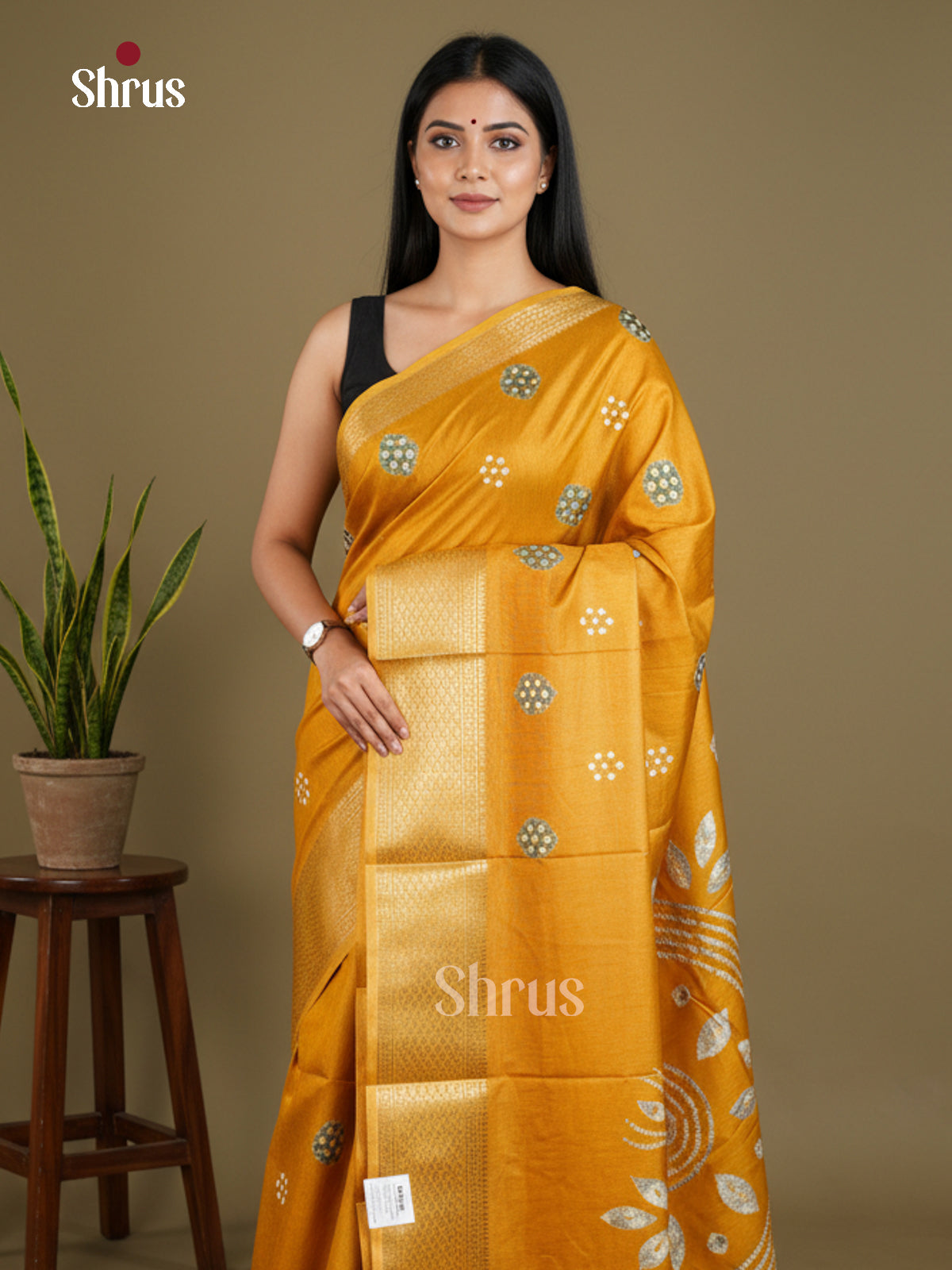 Semi Crepe Saree - EBS16520 - Shop on Shrus.com