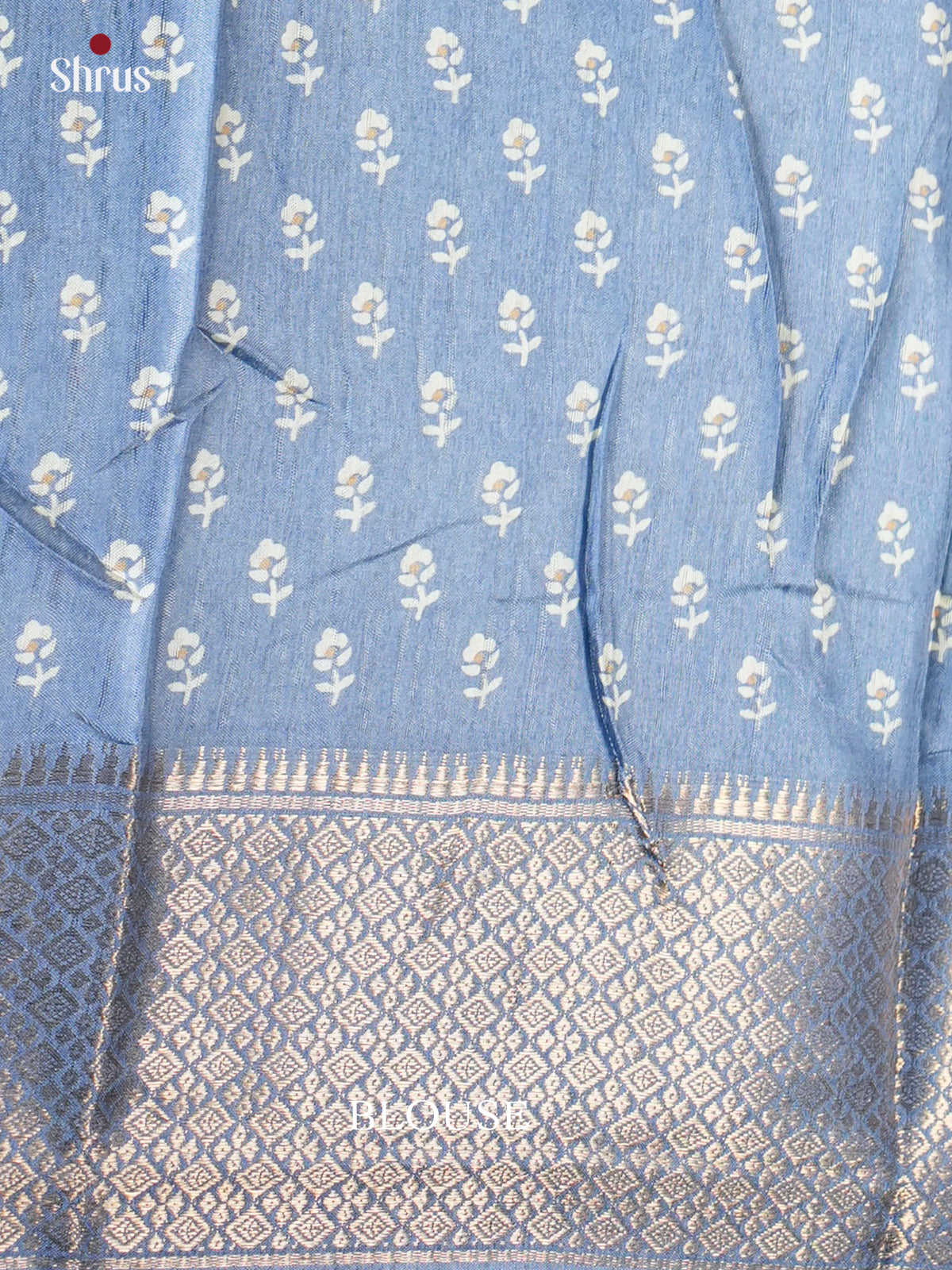 EBS16607 - Semi Crepe Saree - Shop on Shrus.com