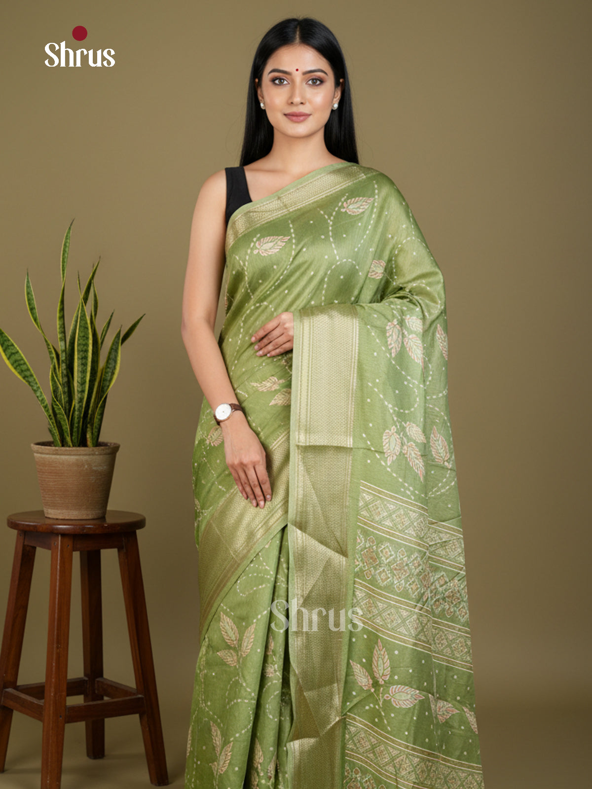 EBS16699 - Semi Crepe Saree - Shop on Shrus.com