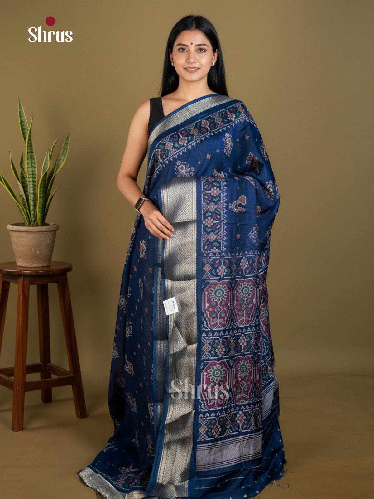 EBS16718 - Semi Crepe Saree - Shop on Shrus.com