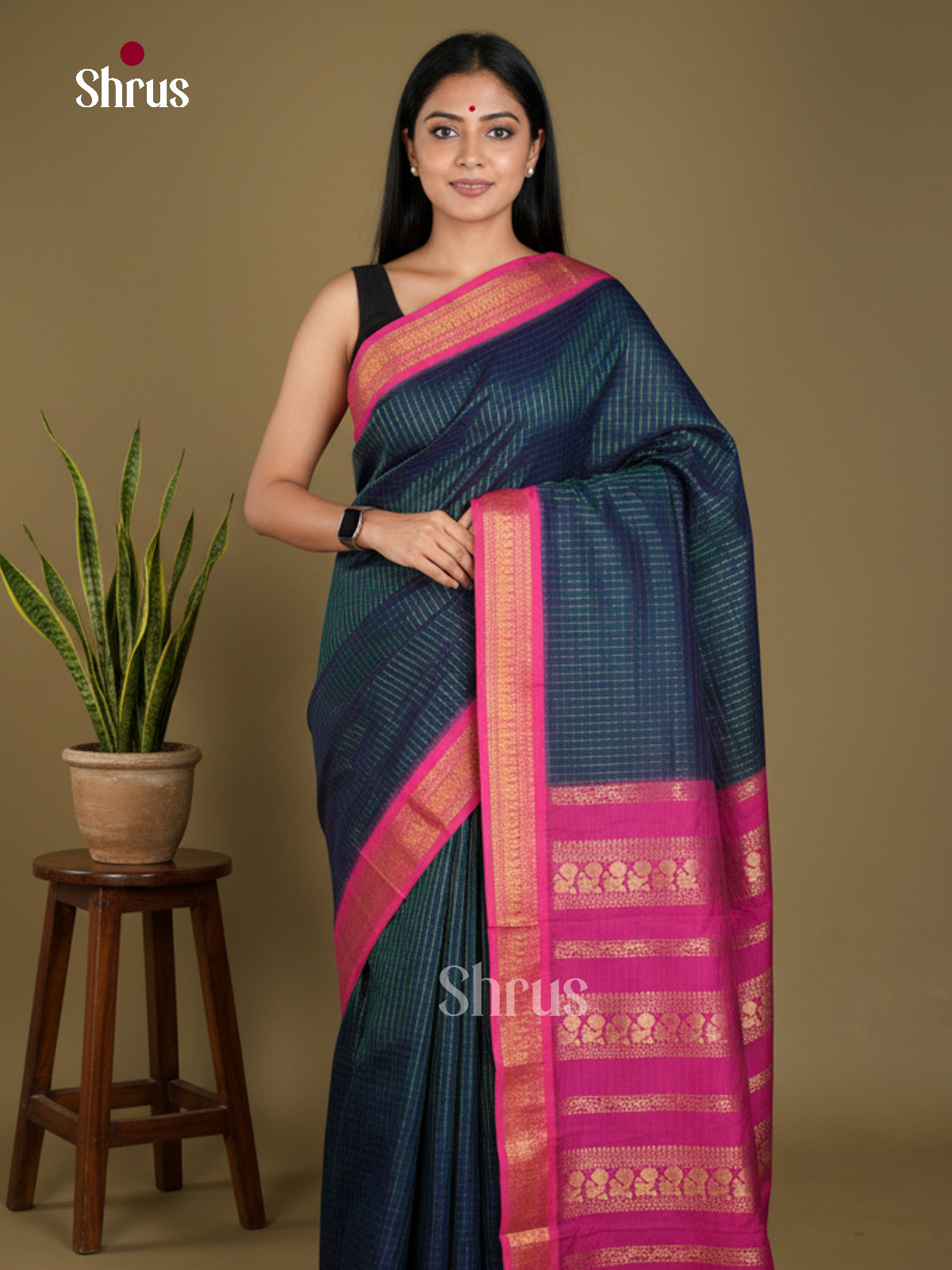 Kalyani Cotton Saree - EBS18033 - Shop on Shrus.com