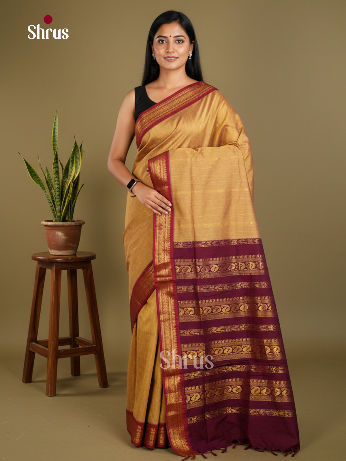 Kalyani Cotton Saree - EBS18055 - Shop on Shrus.com