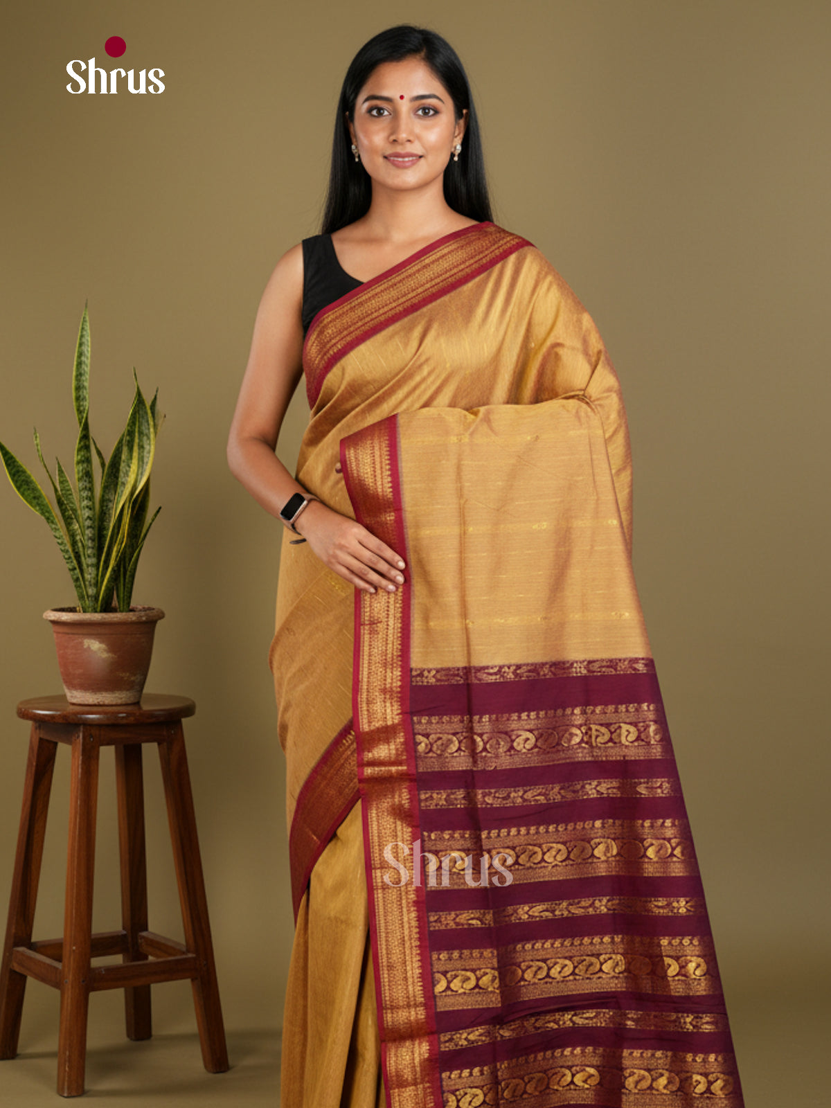 Kalyani Cotton Saree - EBS18055 - Shop on Shrus.com