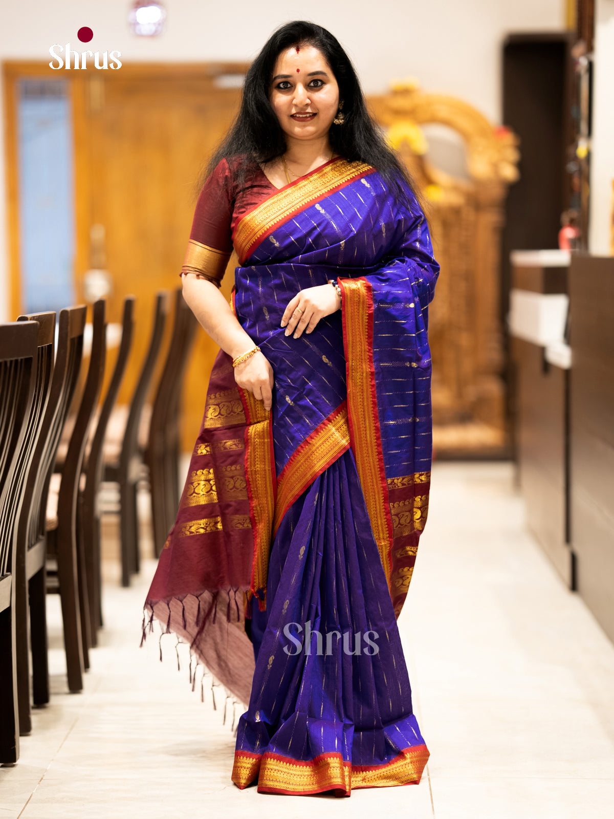 Kalyani Cotton Saree - EBS18058 - Shop on Shrus.com