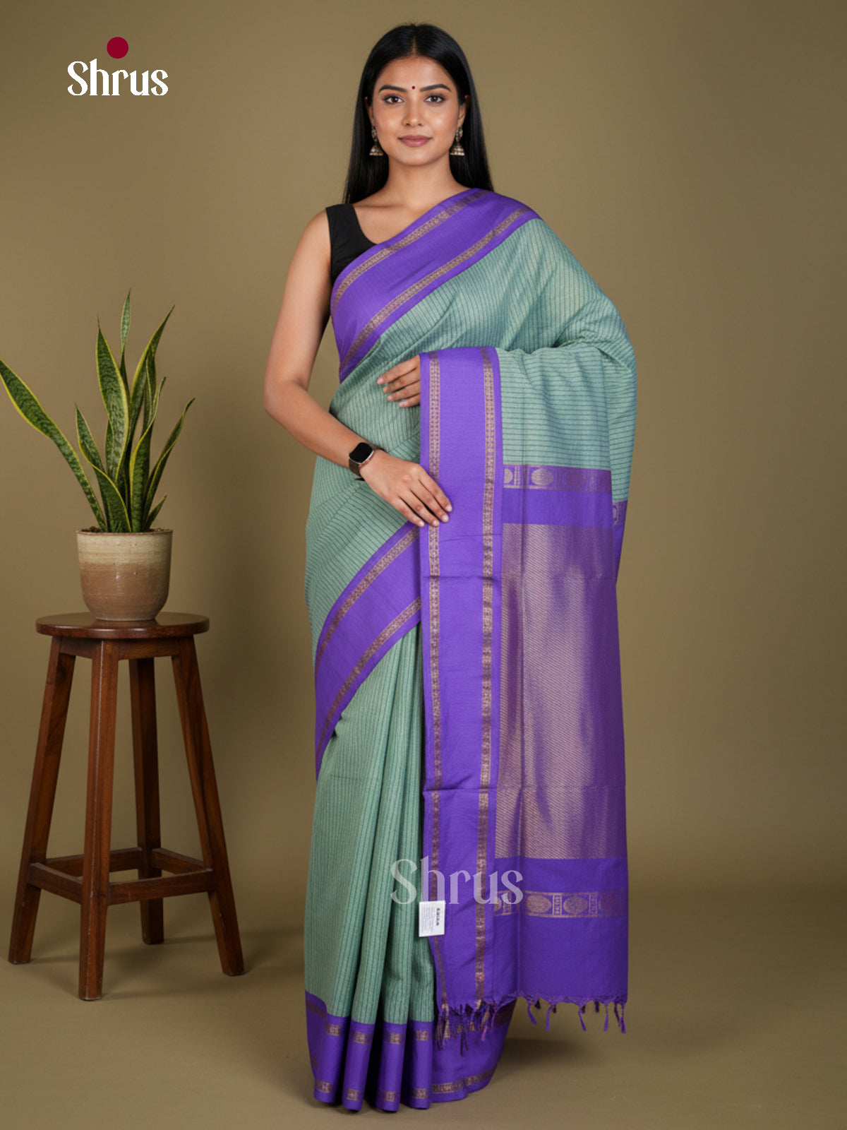 Kalyani Cotton Saree - EBS18096 - Shop on Shrus.com