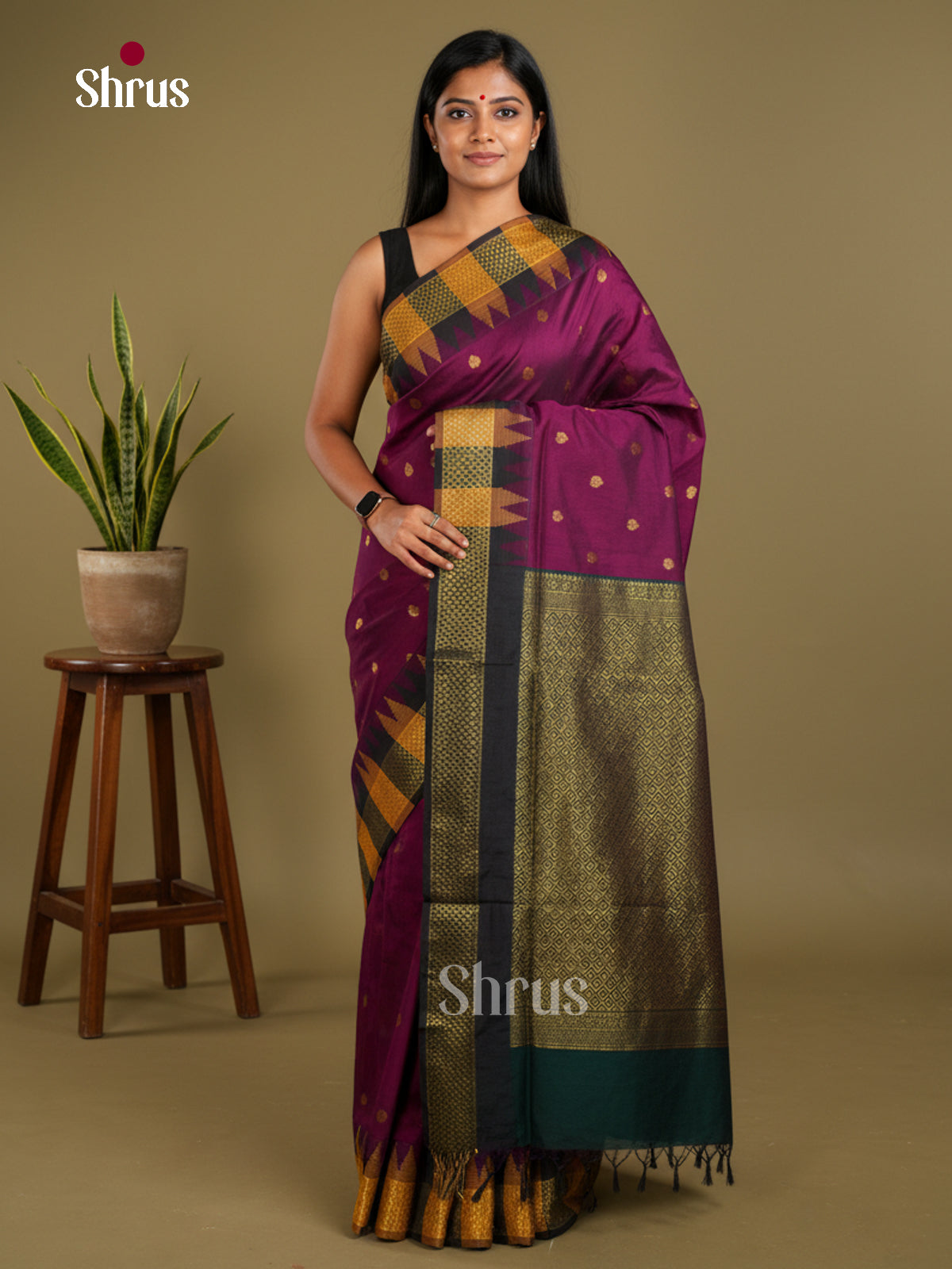 Kalyani Cotton Saree - EBS18129 - Shop on Shrus.com