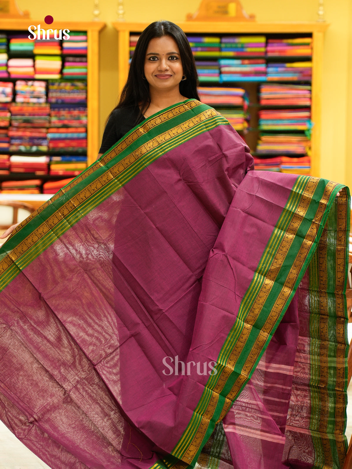 Chettinad Cotton-Without Blouse Saree - EBS18249