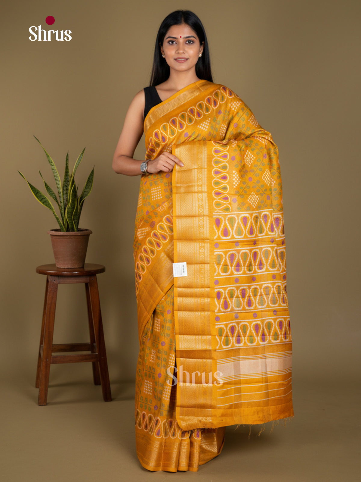 Semi Crepe Saree - EBS18406 - Shop on Shrus.com