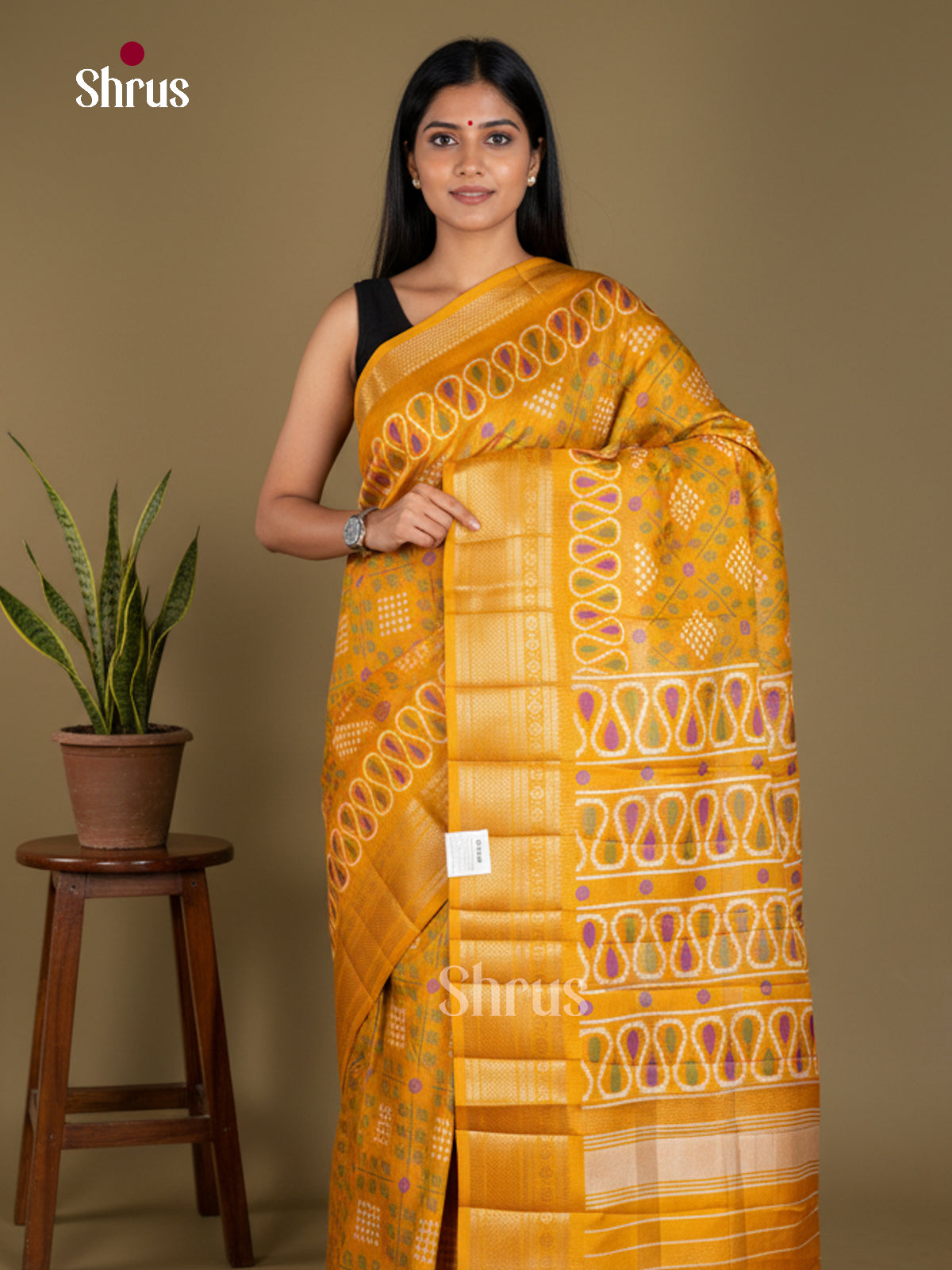 Semi Crepe Saree - EBS18406 - Shop on Shrus.com